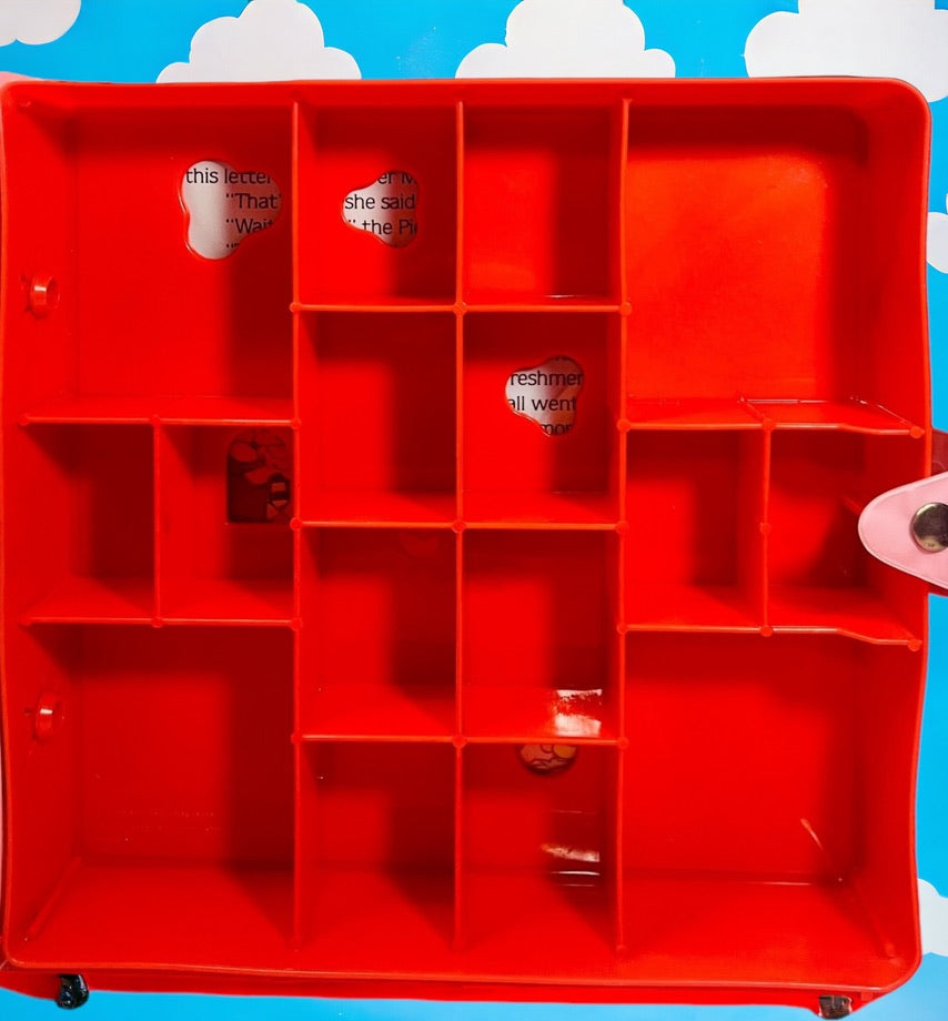 Vintage 1981 Strawberry Shortcake "Strawberry Land" Display Case Folder for Strawberry Shortcake Miniatures!