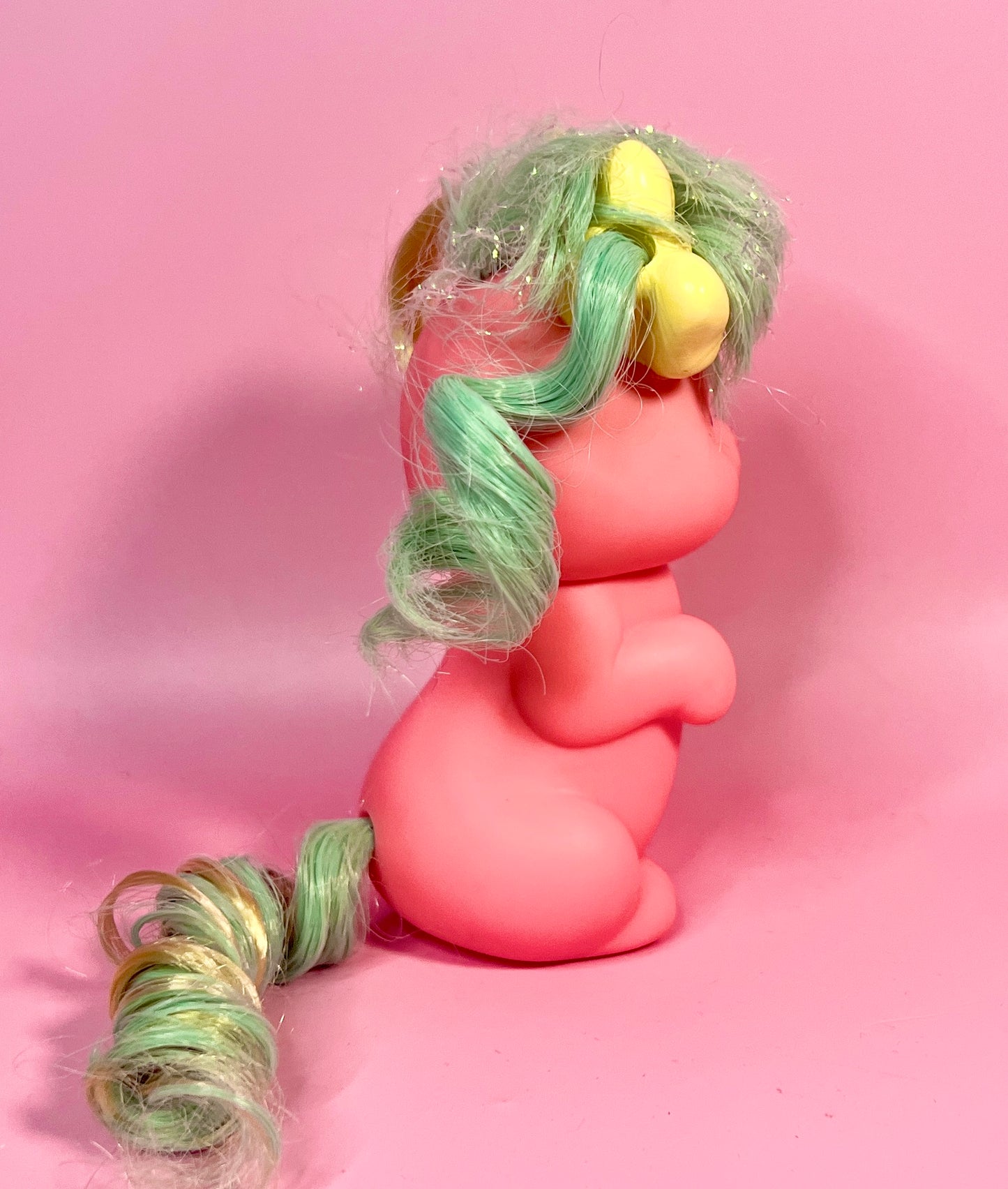 Vintage 1989 Mattel Little Pretty Puppy "Melody" Dog with "Growing" Hair