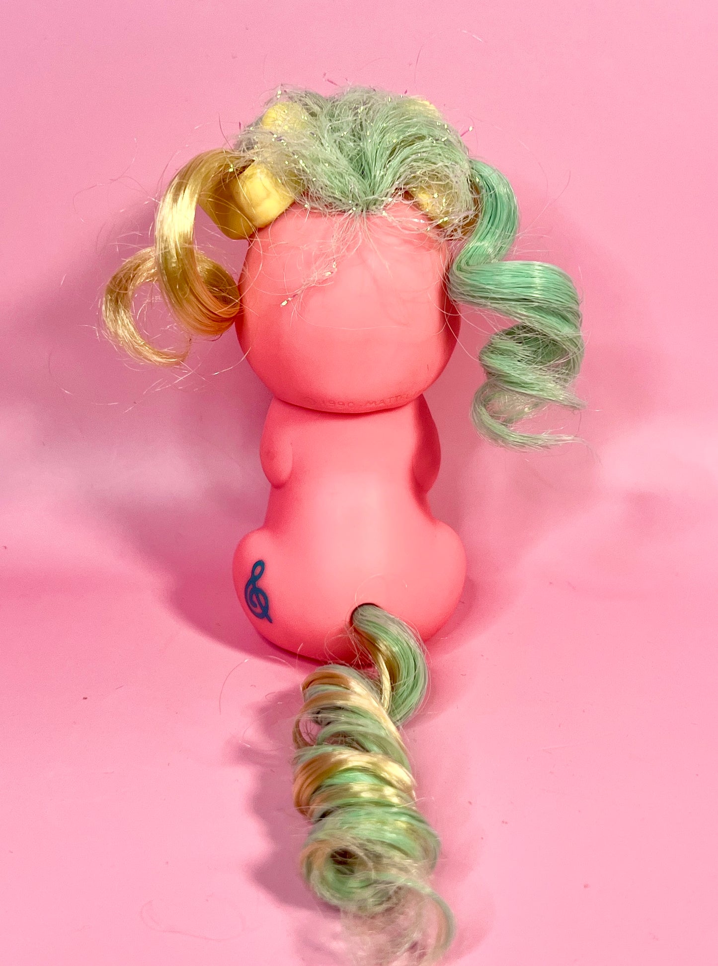 Vintage 1989 Mattel Little Pretty Puppy "Melody" Dog with "Growing" Hair
