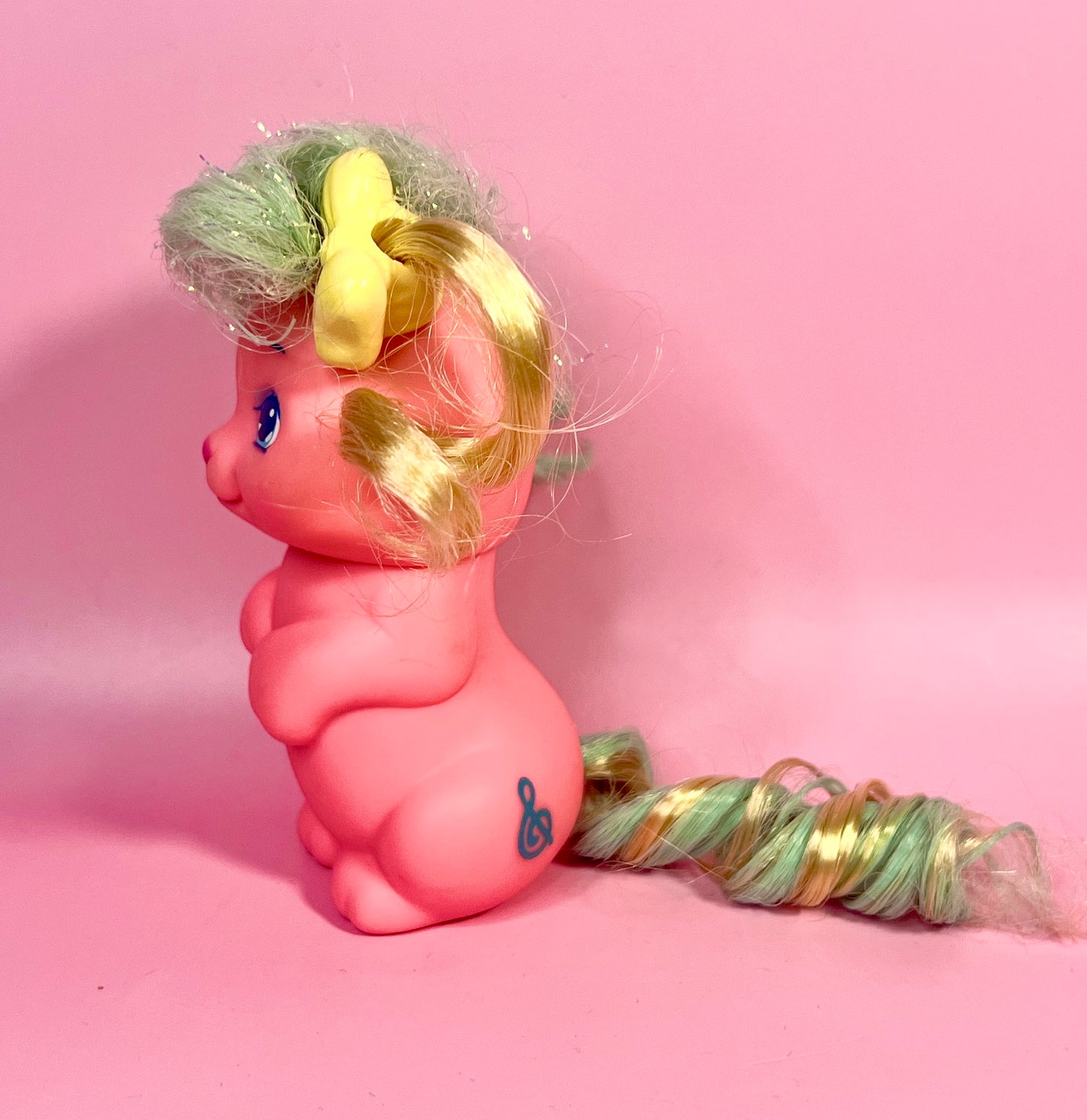 Vintage 1989 Mattel Little Pretty Puppy "Melody" Dog with "Growing" Hair