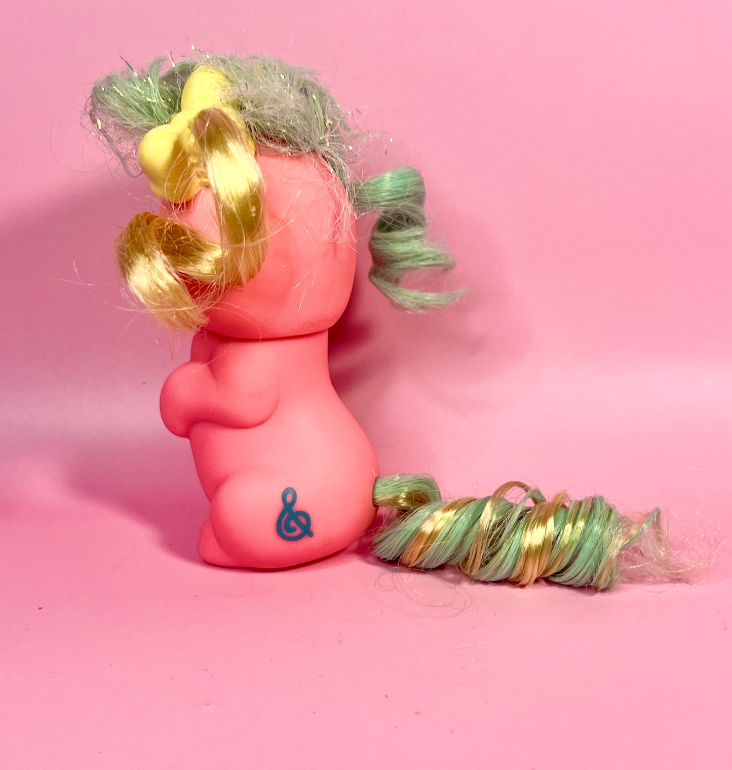 Vintage 1989 Mattel Little Pretty Puppy "Melody" Dog with "Growing" Hair