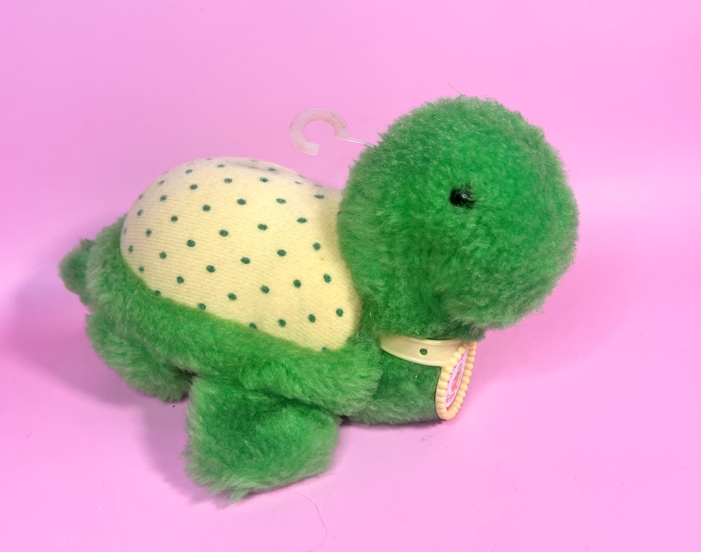 Vintage 1981 Teatime Turtle Plush from Strawberry Shortcake Friend of Apple Dumpling - EXCELLENT Condition!