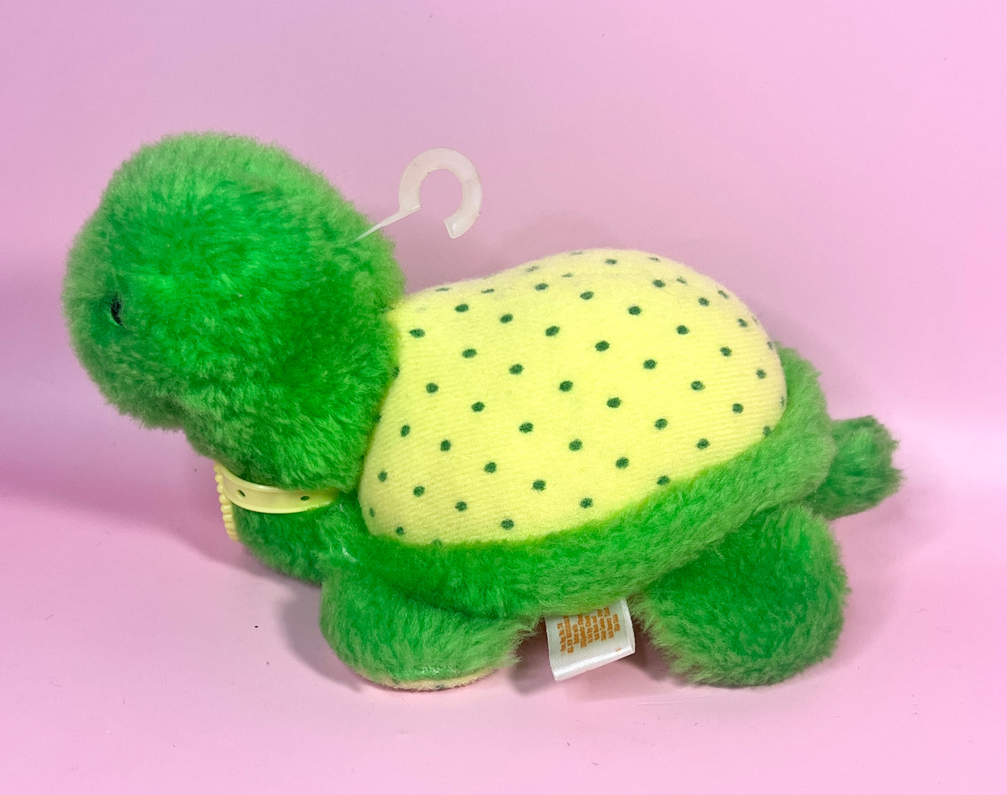 Vintage 1981 Teatime Turtle Plush from Strawberry Shortcake Friend of Apple Dumpling - EXCELLENT Condition!