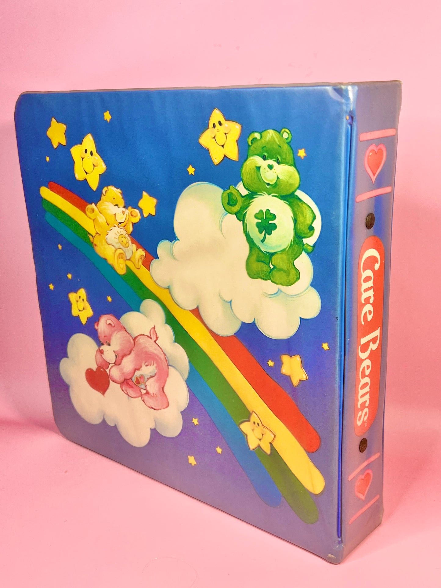Vintage 1980s Care Bears Case for Mini Figurines