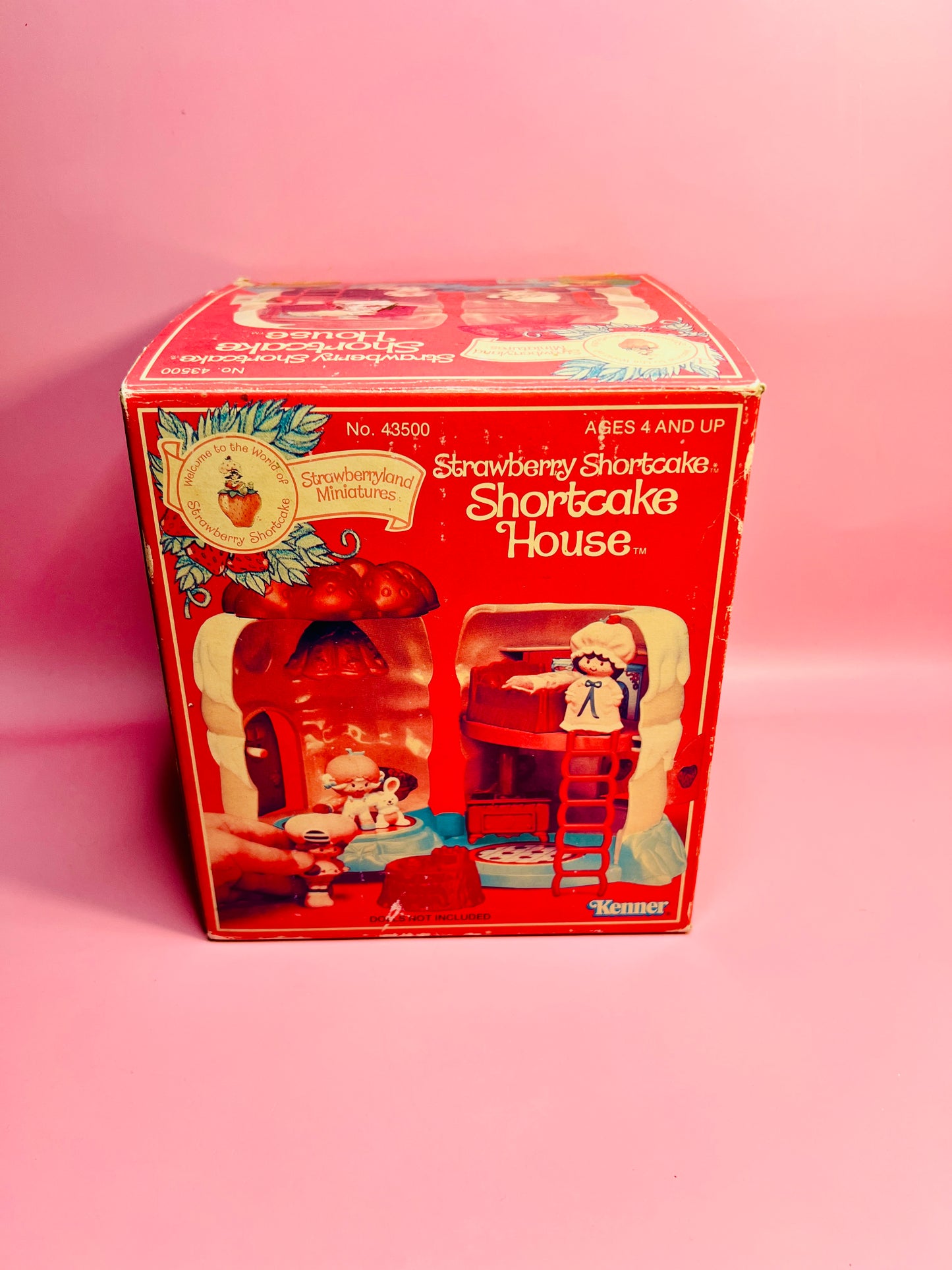 NEW IN BOX Vintage 1980s Strawberry Shortcake Strawberryland House UNUSED with Intact Stickers & Sealed Accessories!