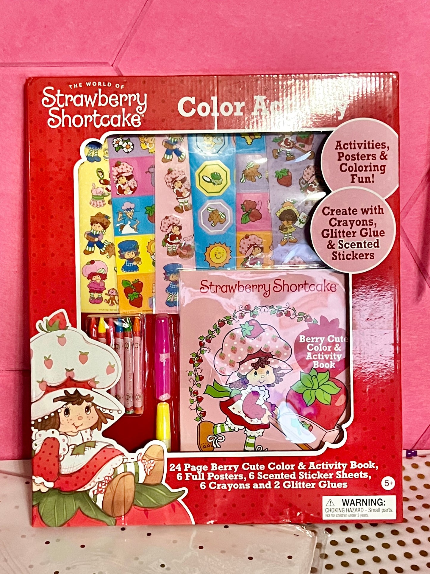 New! Strawberry Shortcake Coloring Activity Set!