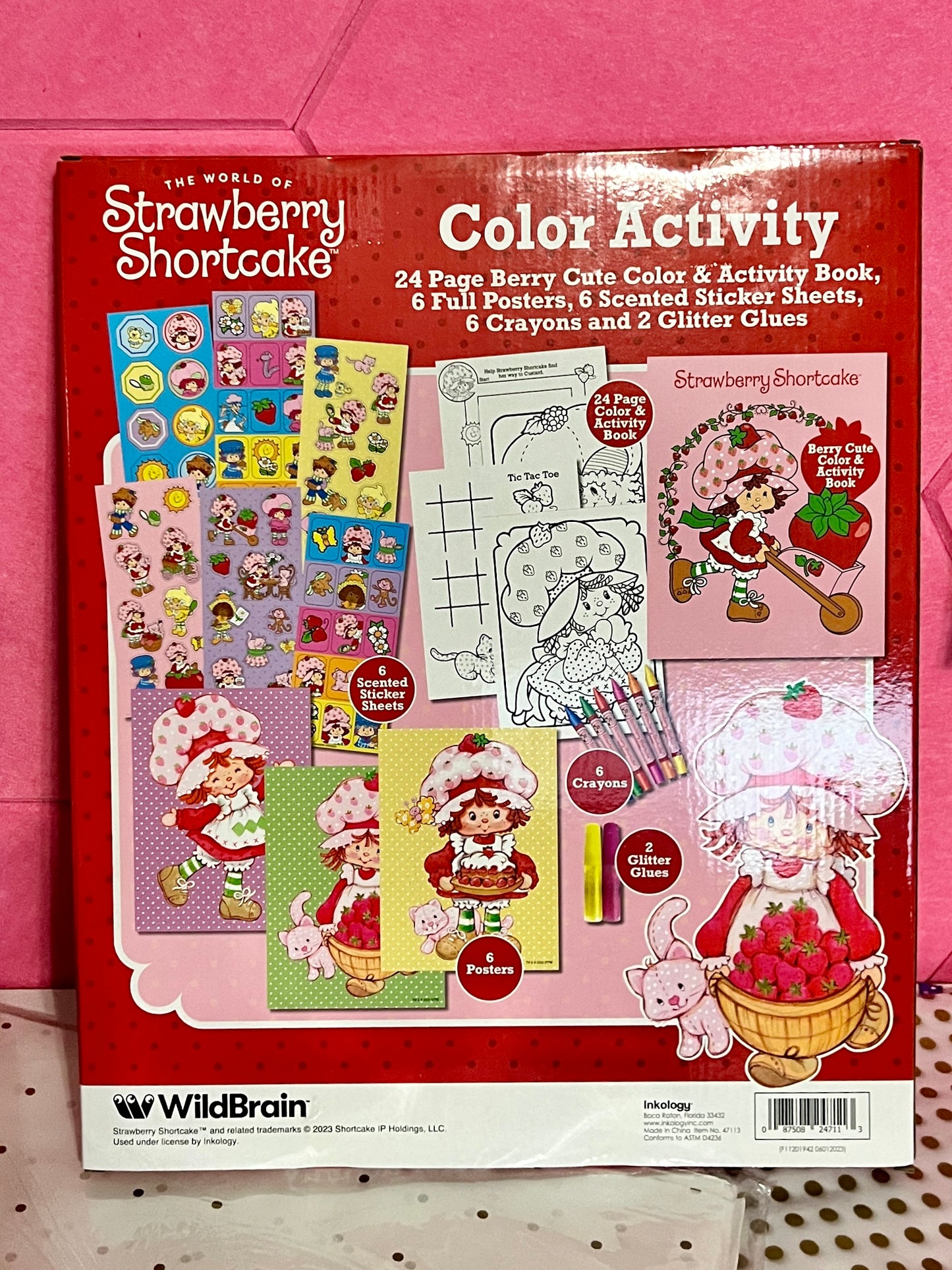 New! Strawberry Shortcake Coloring Activity Set!