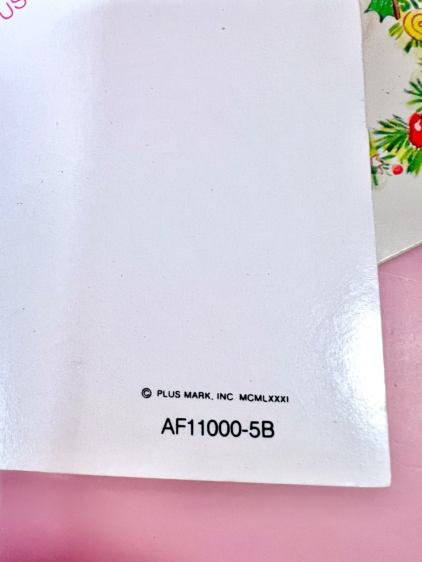 Set of 4 Vintage 1981 Strawberry Shortcake Unused Christmas Cards with Skating Scene
