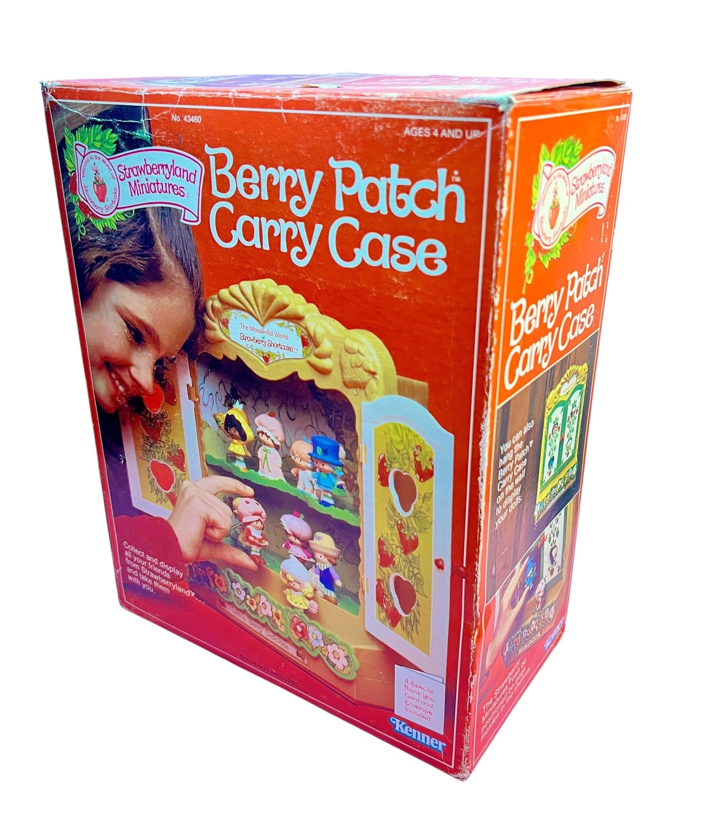 NEW IN BOX Vintage 1980s Strawberry Shortcake Miniature Figurine Display Carry Case UNUSED!