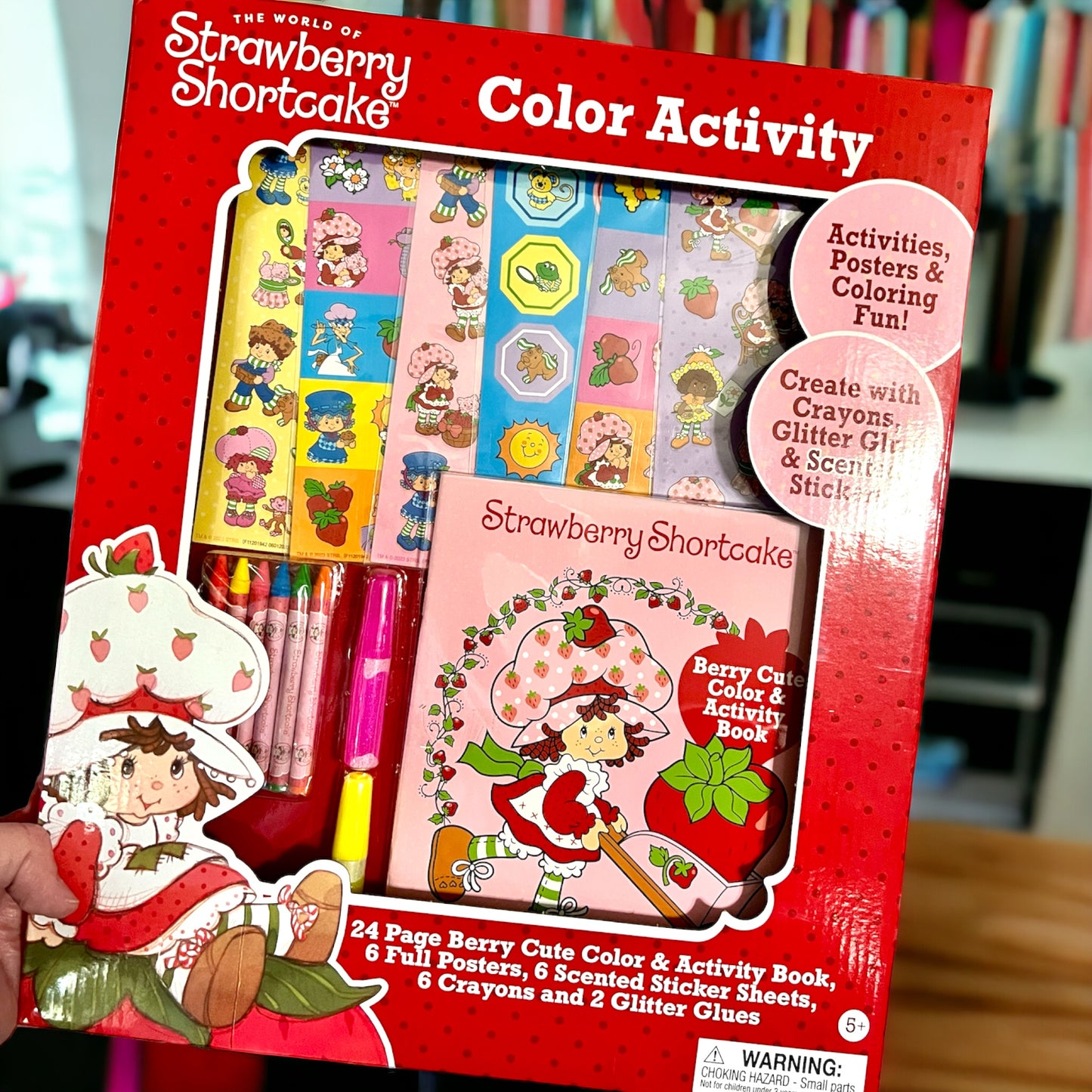 New! Strawberry Shortcake Coloring Activity Set!