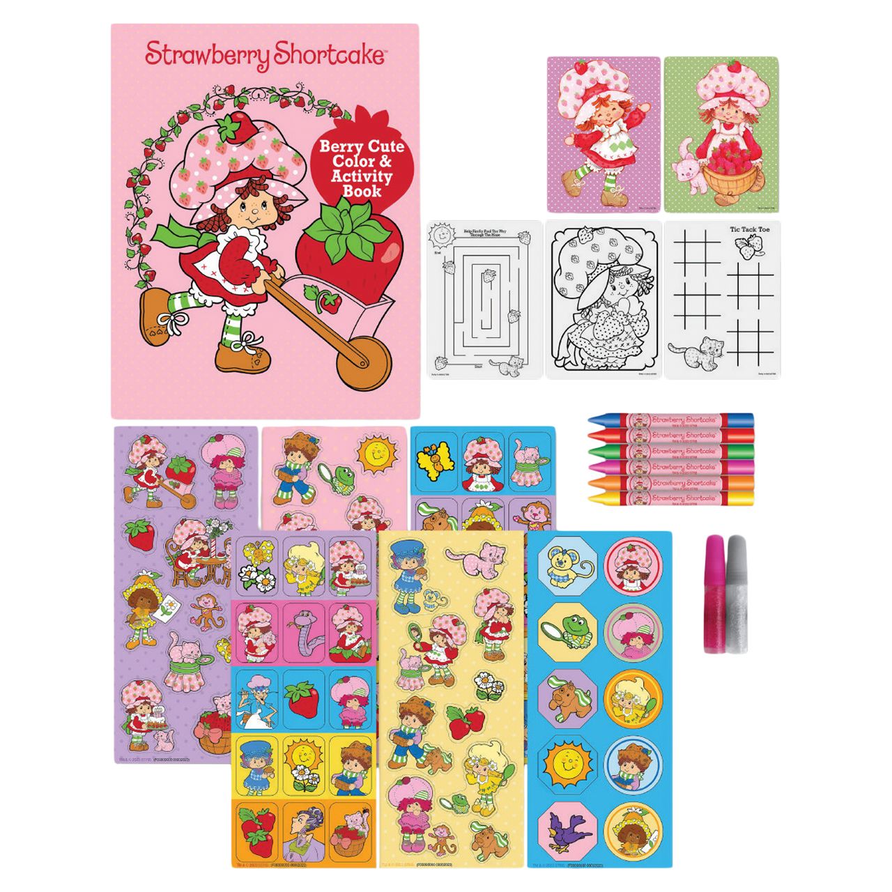 New! Strawberry Shortcake Coloring Activity Set!