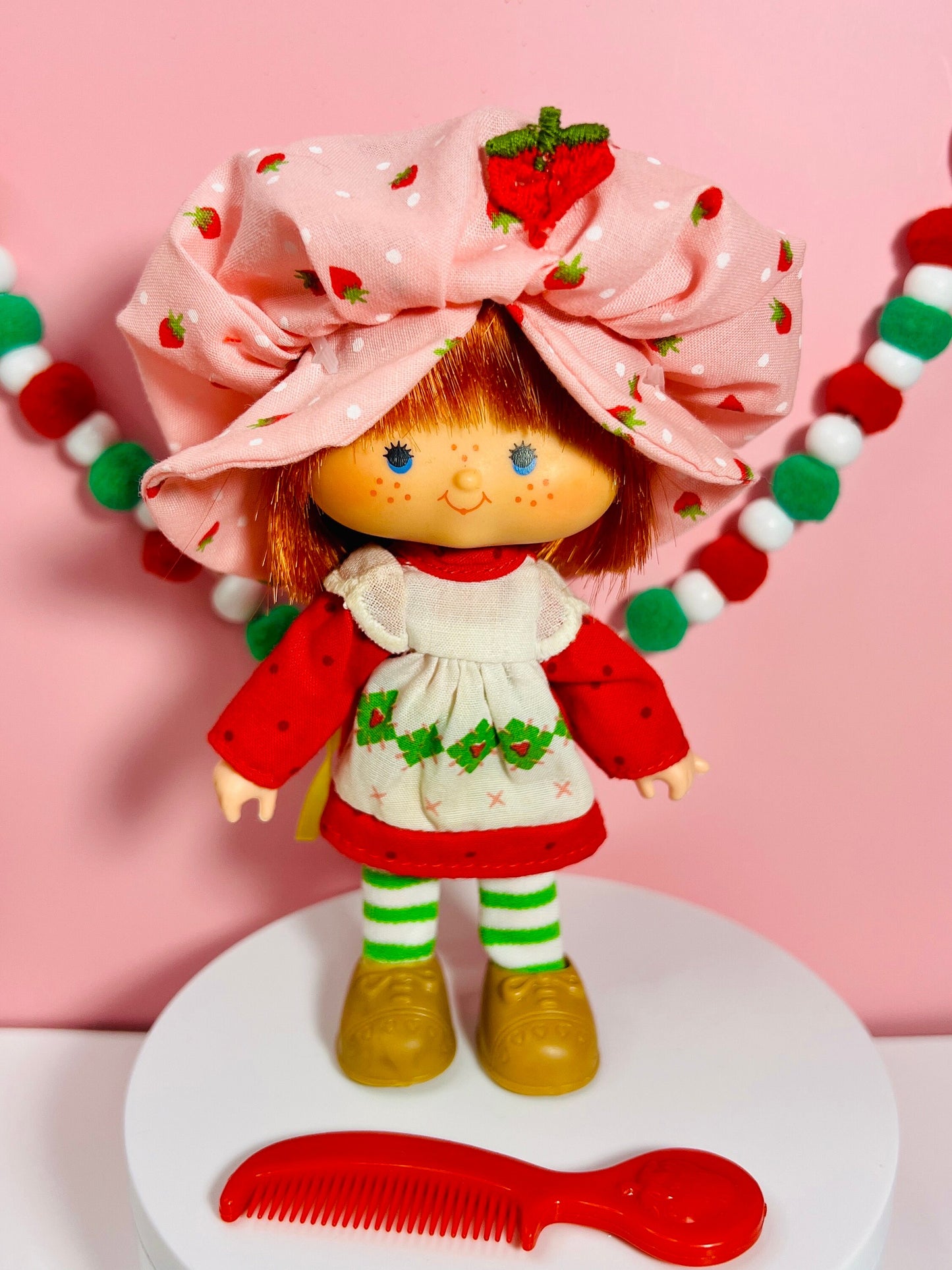 1980s Vintage Strawberry Shortcake Herself Doll with Original Comb! Optional Scent and Gift Wrap! - Dolly Magic