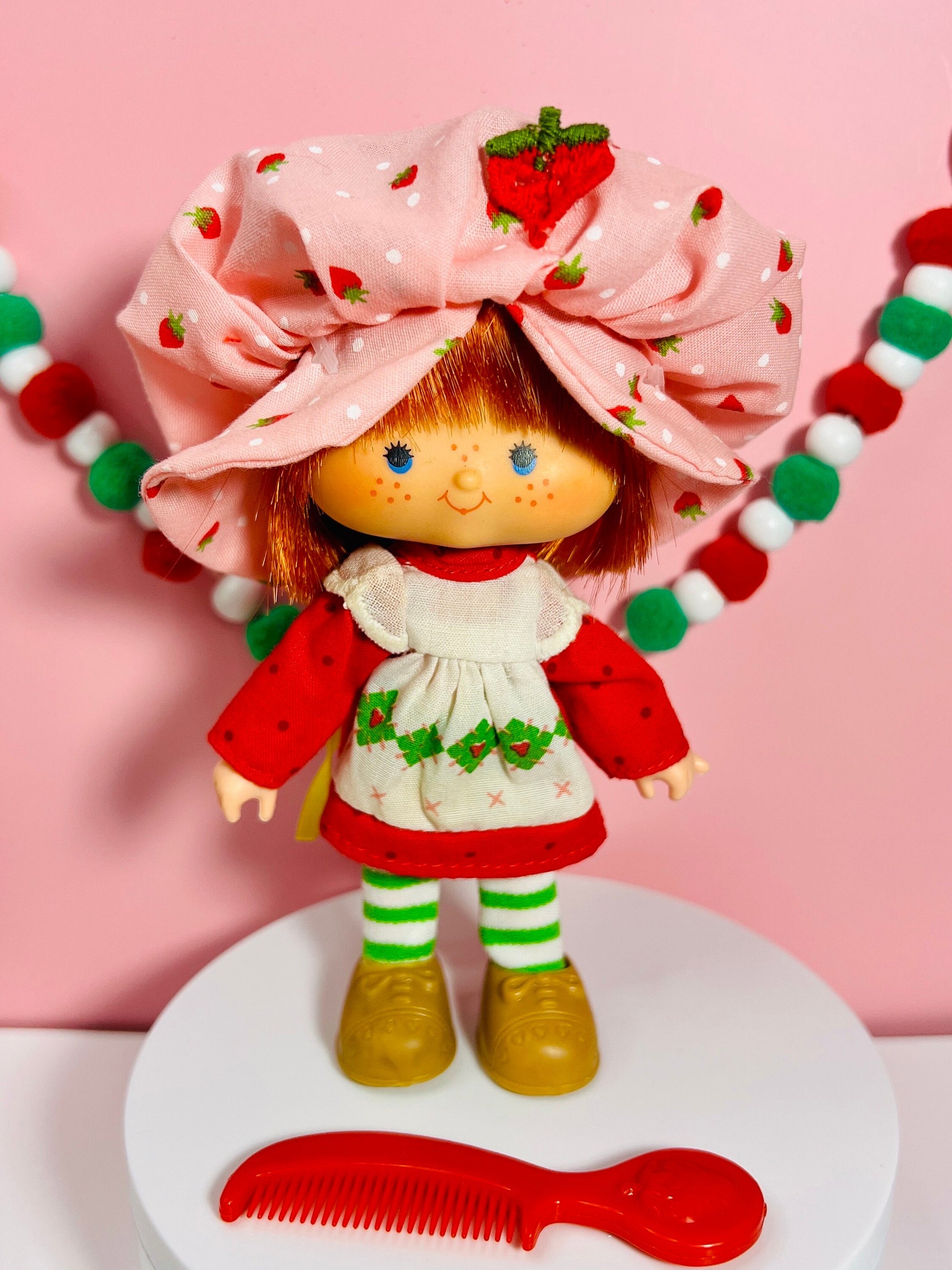 1980s Vintage Strawberry Shortcake Herself Doll with Original Comb! Optional Scent and Gift Wrap! - Dolly Magic