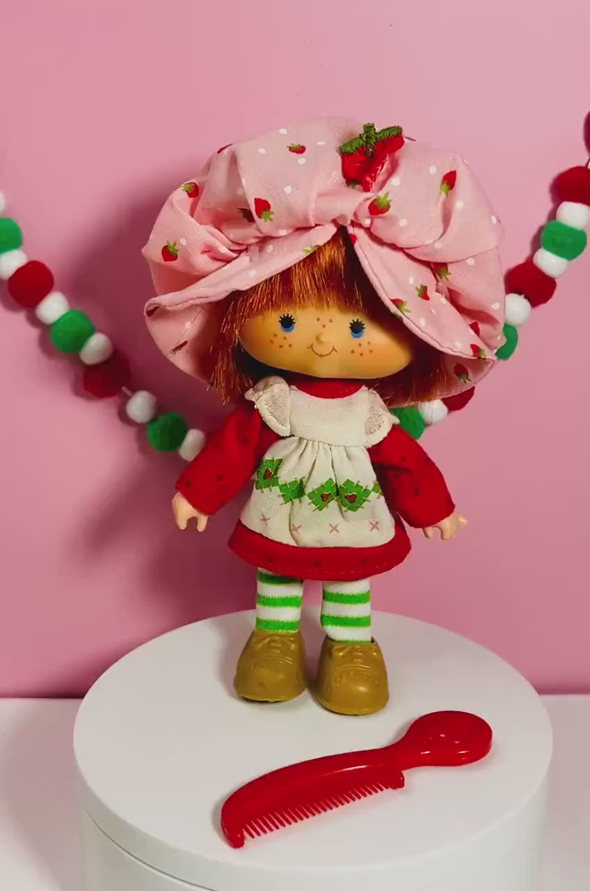 1980s Vintage Strawberry Shortcake Herself Doll with Original Comb! Optional Scent and Gift Wrap!