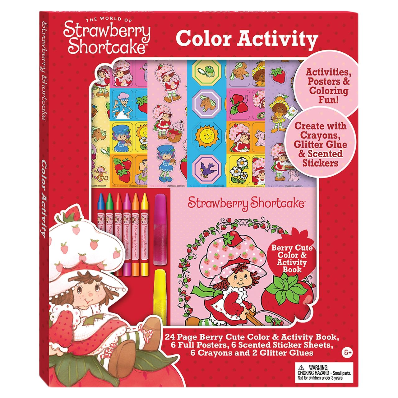 New! Strawberry Shortcake Coloring Activity Set!