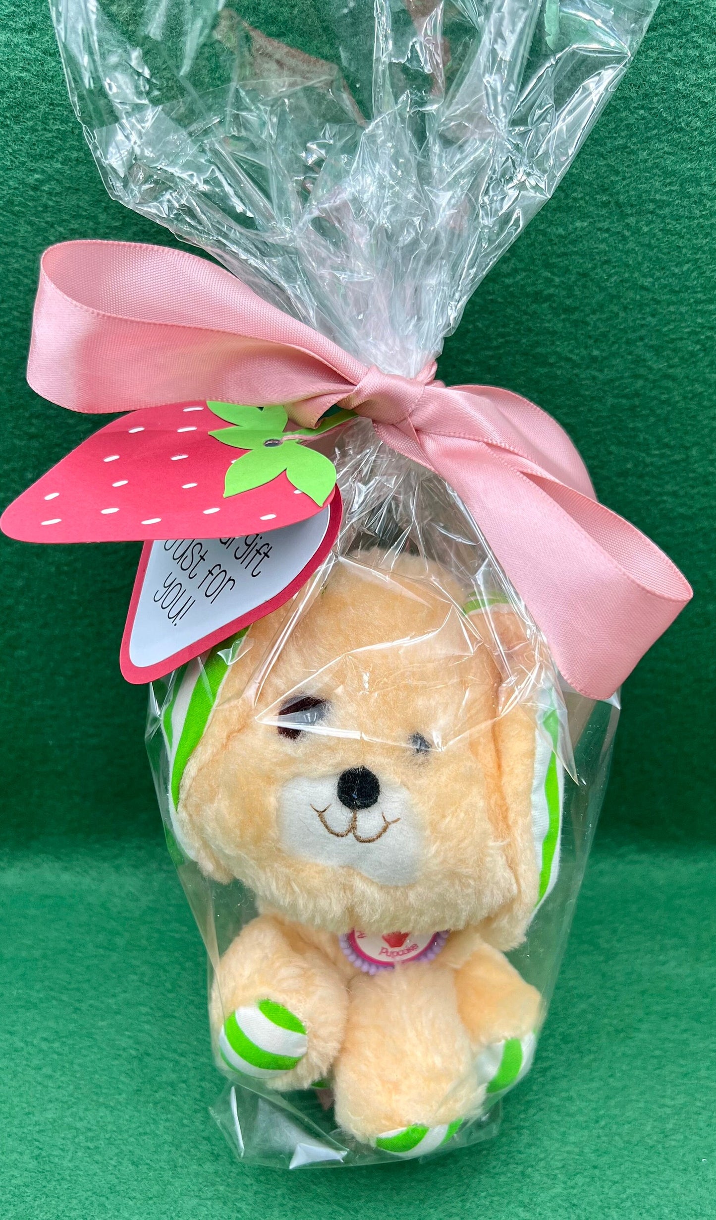 RARE French Canadian 1981 LARGE Plush Pupcake the Dog from The World of Strawberry Shortcake. Gift options available! - Dolly Magic