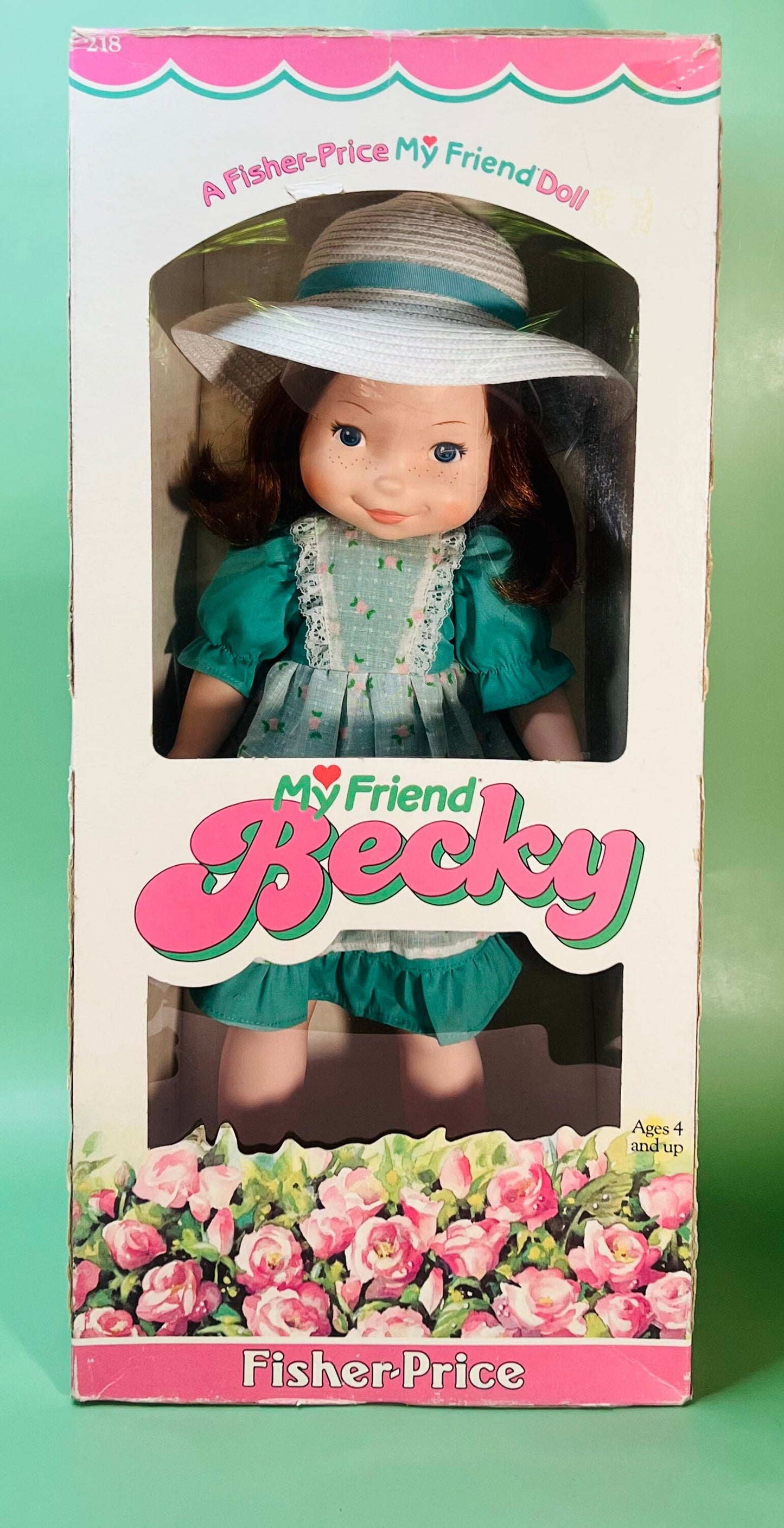 Vintage 1981 New in Open Box Fisher Price “My Friend” Doll: BECKY - Dolly Magic