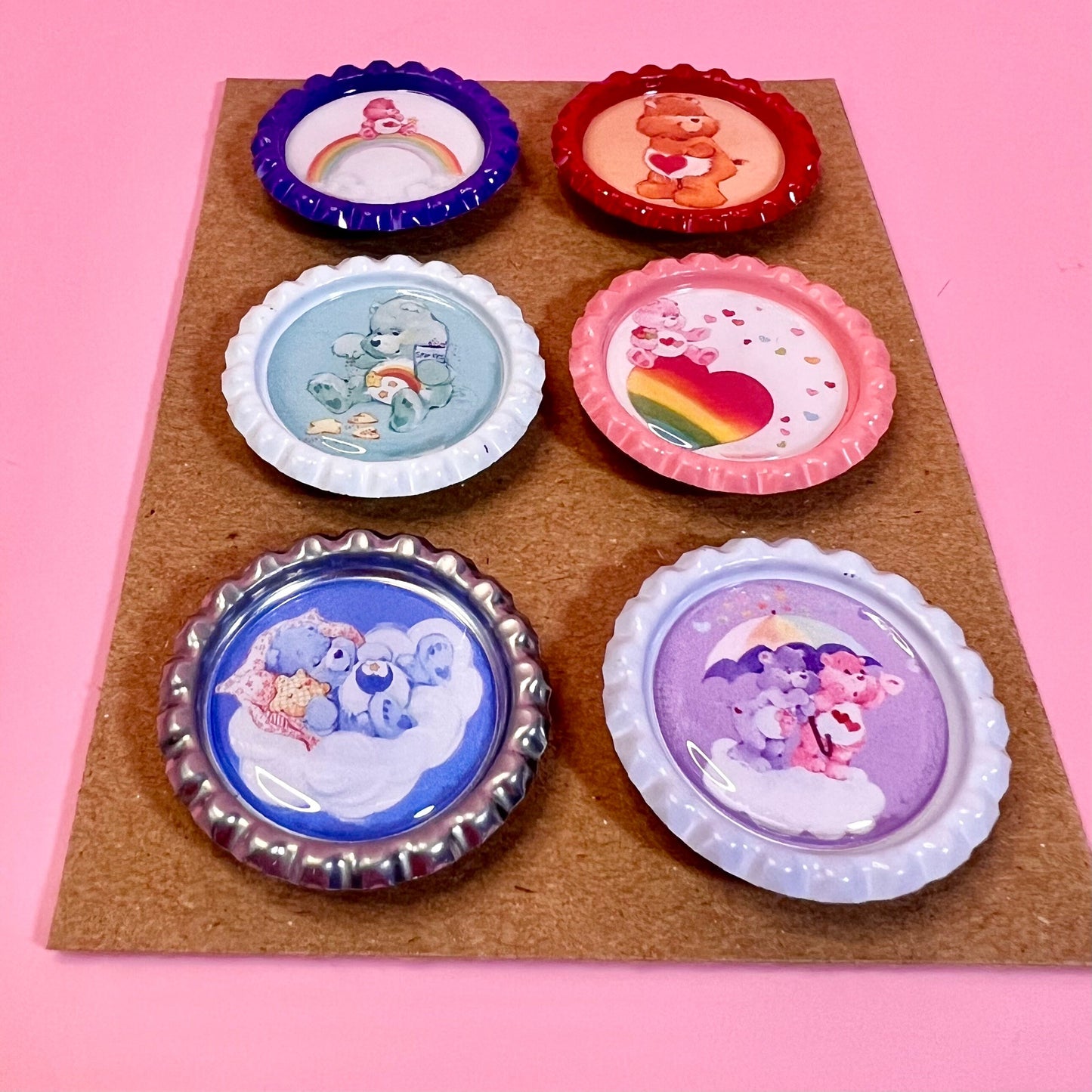 Vintage Style Care Bears Magnets! Choose from 3 styles! - Dolly Magic