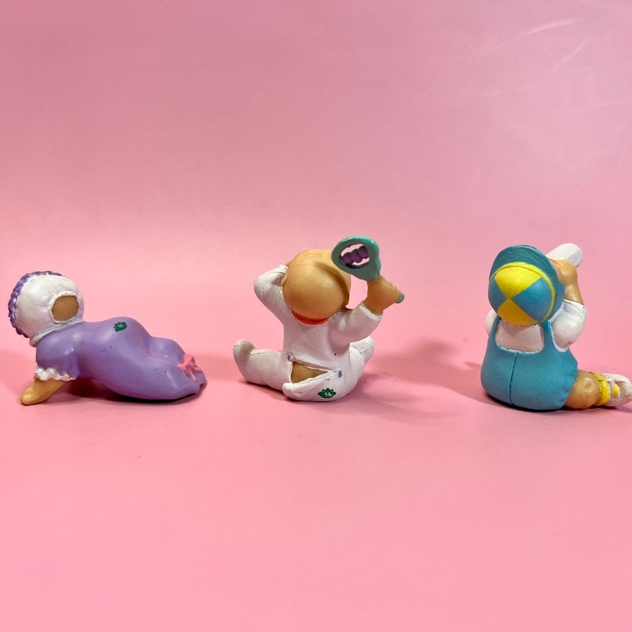 Vintage 1985 Cabbage Patch Kid Preemie Collectible Set of 3! New in Open Package! - Dolly Magic