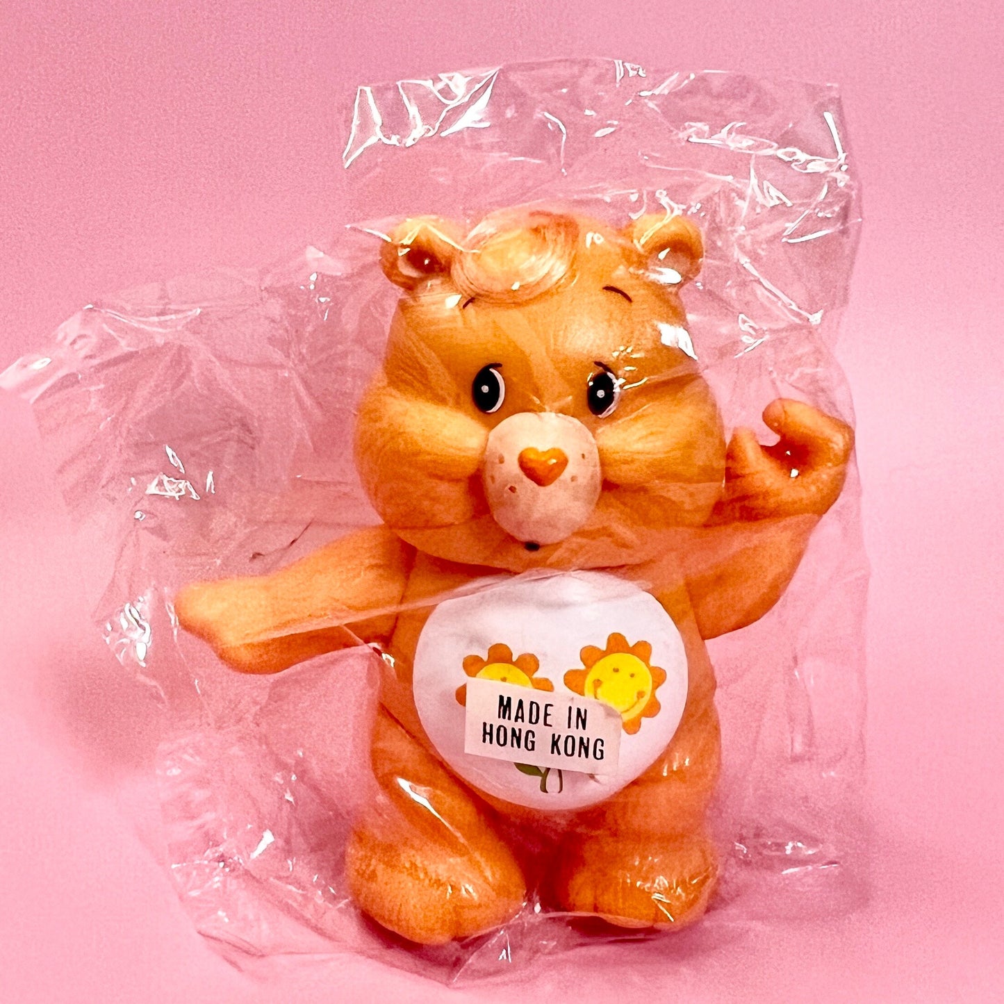 Friendship Bear - NEW Old Stock SEALED! 1983 Vintage Care Bears Poseable Figurine. “Bear-y Special” Gift Upgrade Available! - Dolly Magic