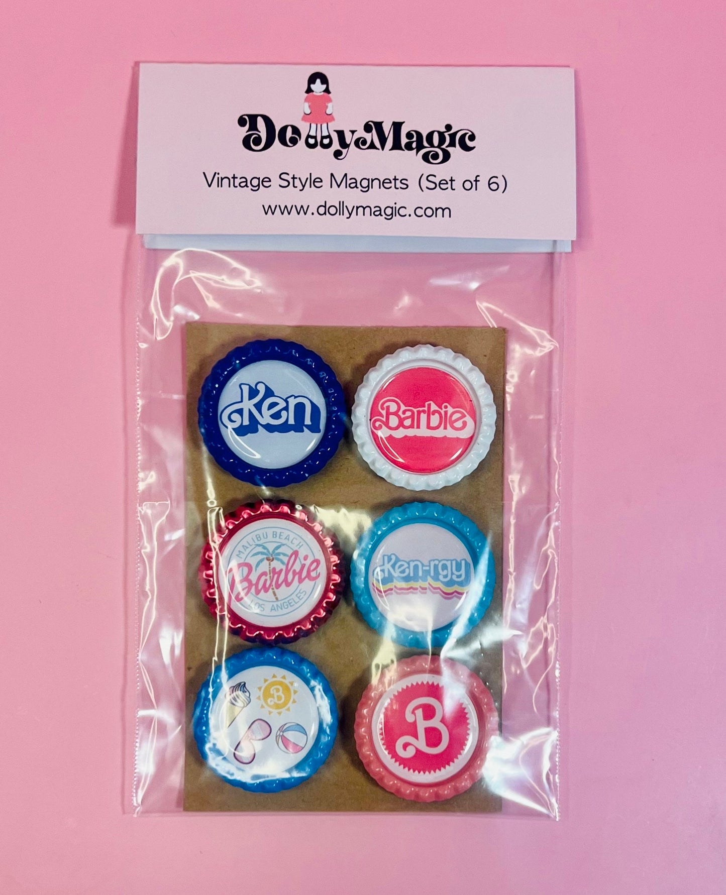 Vintage Style Barbie Magnets! Choose from 2 styles! - Dolly Magic