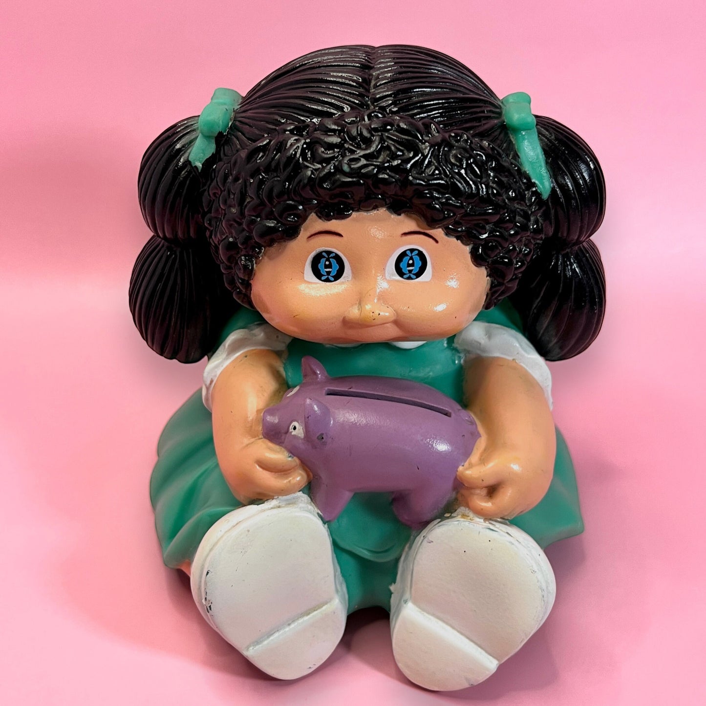 Vintage 1985 Cabbage Patch Kids Plastic Coin Bank - Dolly Magic
