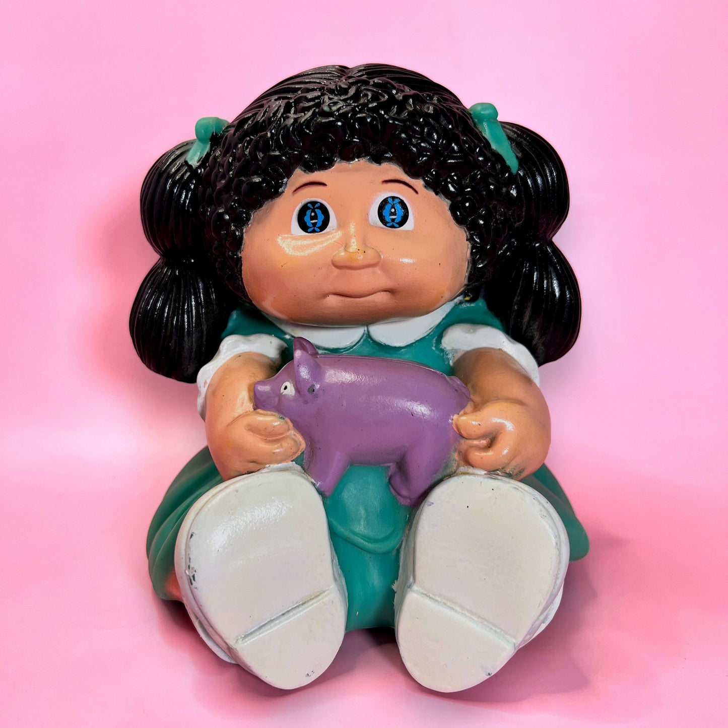 Vintage 1985 Cabbage Patch Kids Plastic Coin Bank - Dolly Magic