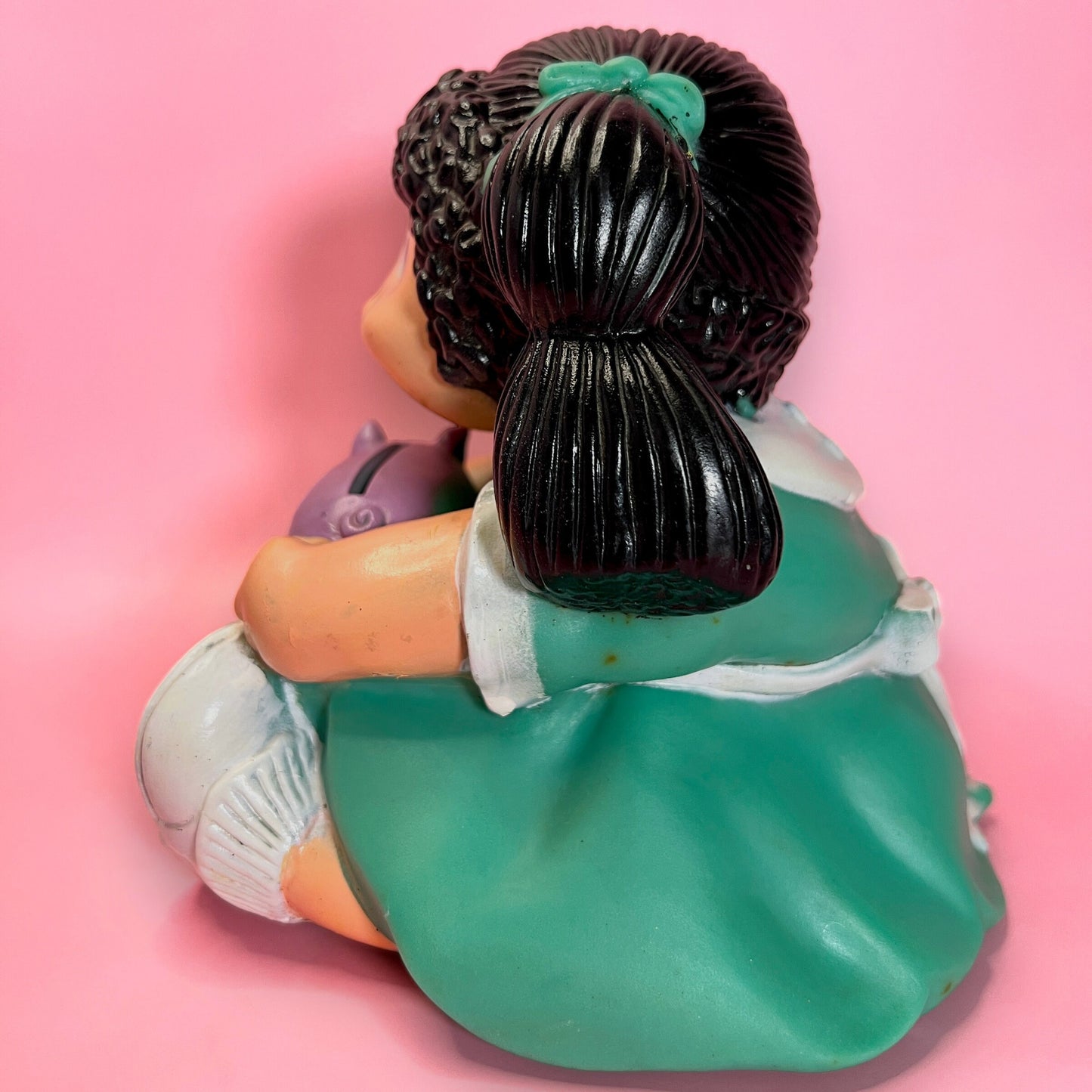 Vintage 1985 Cabbage Patch Kids Plastic Coin Bank - Dolly Magic