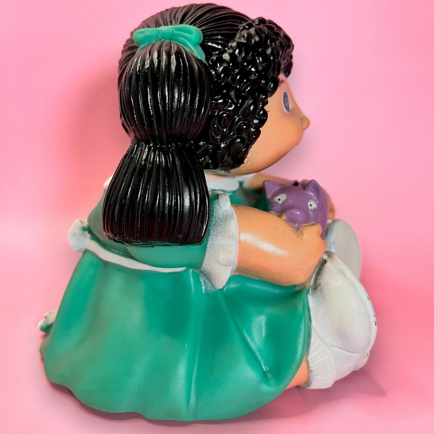 Vintage 1985 Cabbage Patch Kids Plastic Coin Bank - Dolly Magic