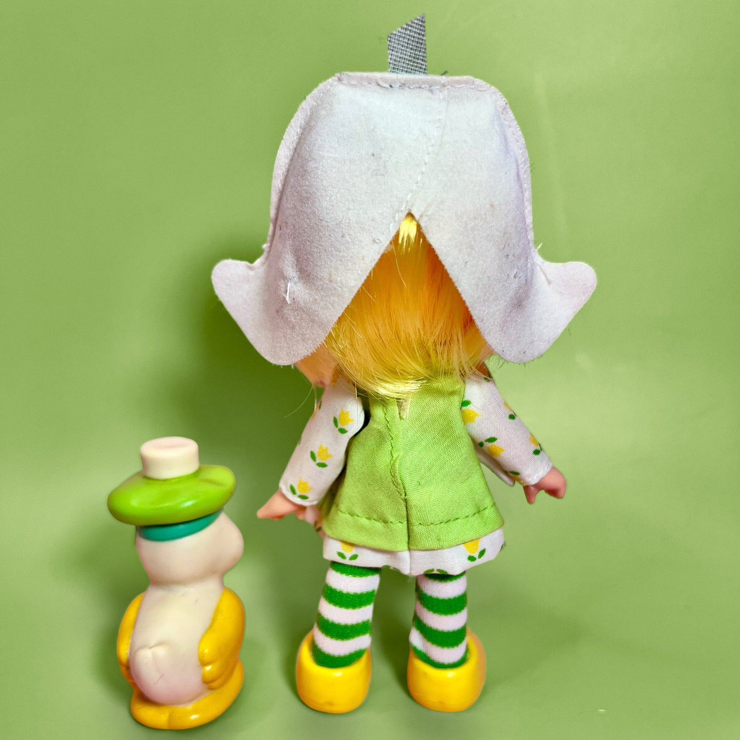 1980s Vintage Mint Tulip Doll with pet Marsh Mallard from Strawberry Shortcake! Optional SCENT and Gift Wrap! - Dolly Magic