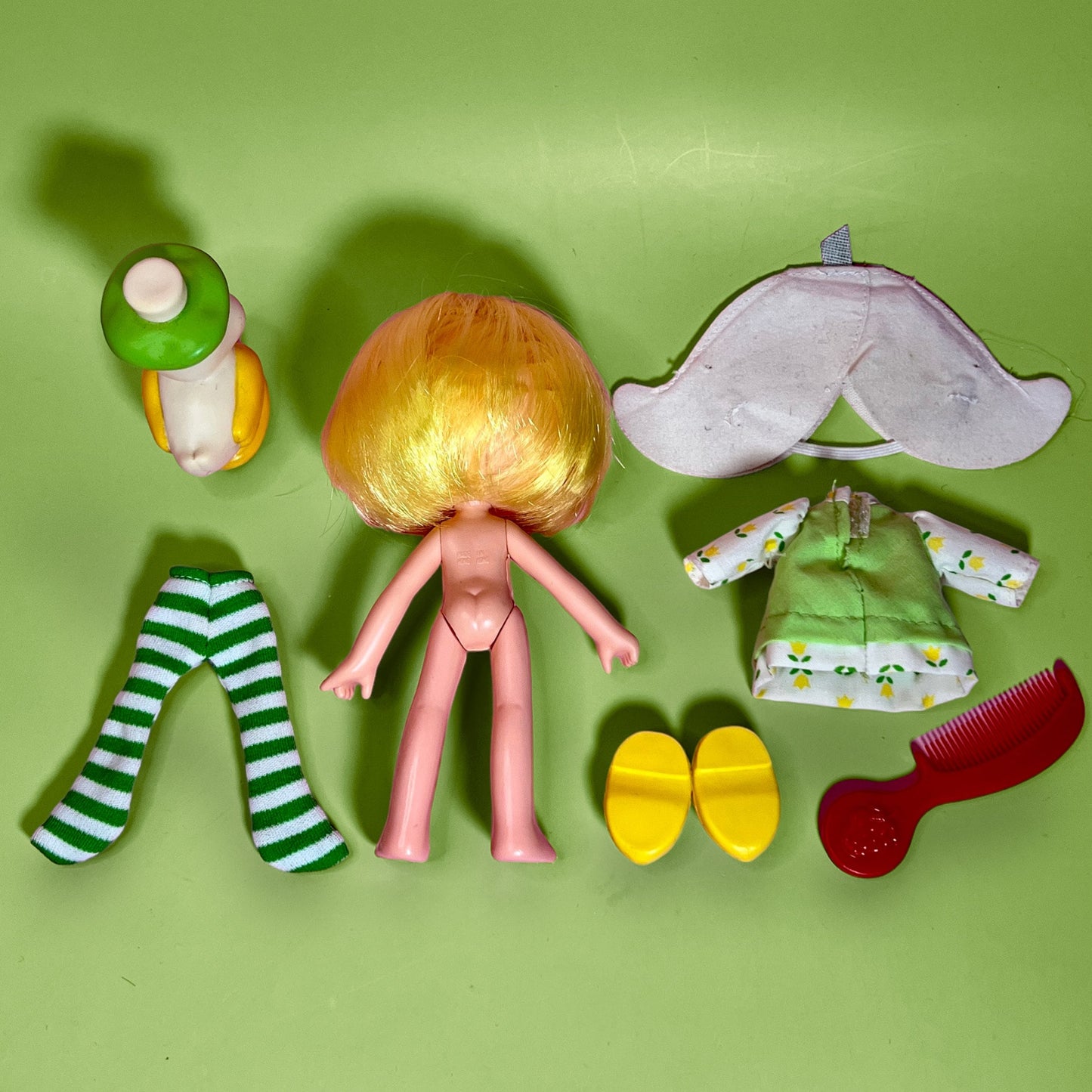 1980s Vintage Mint Tulip Doll with pet Marsh Mallard from Strawberry Shortcake! Optional SCENT and Gift Wrap! - Dolly Magic
