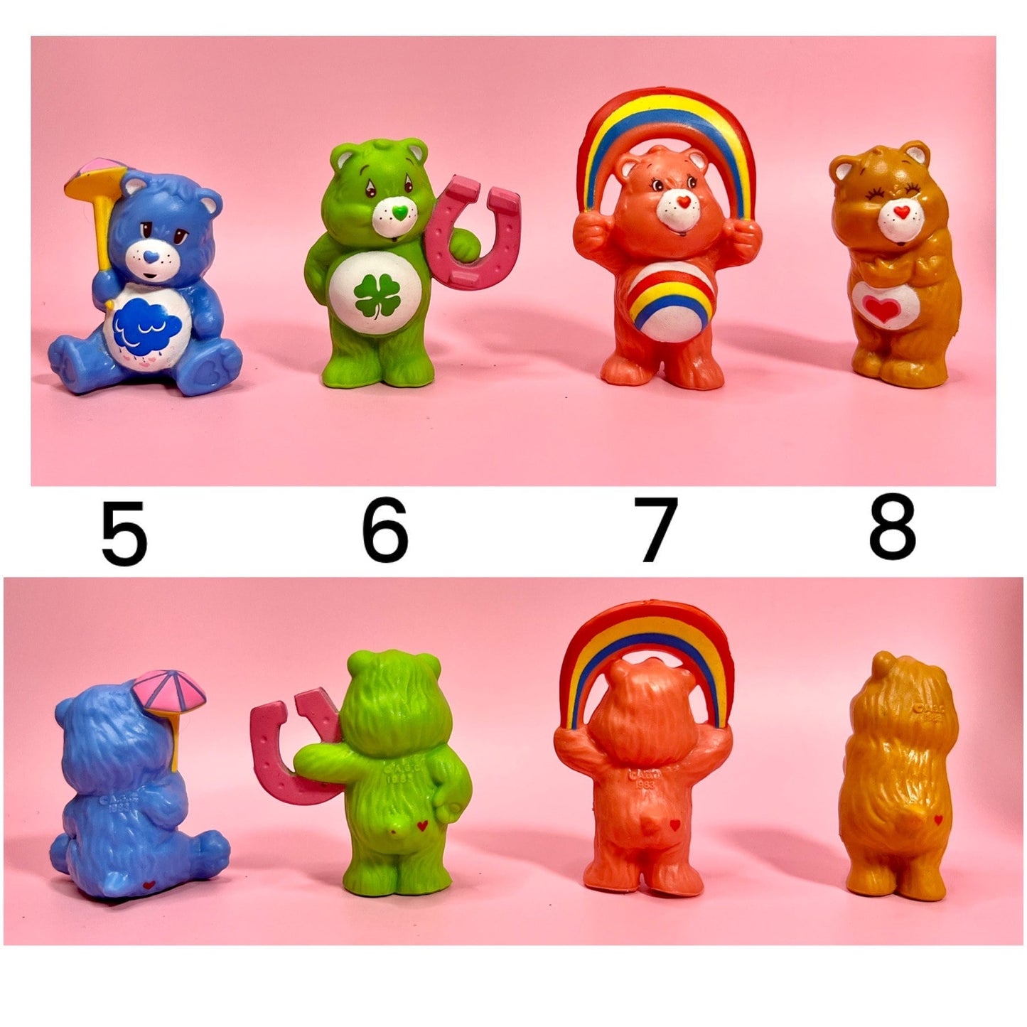 Vintage Care Bears 2 Inch Mini Figurines Early 1980s! Choose Your Bear. āBear-y Specialā Gift Package available! - Dolly Magic
