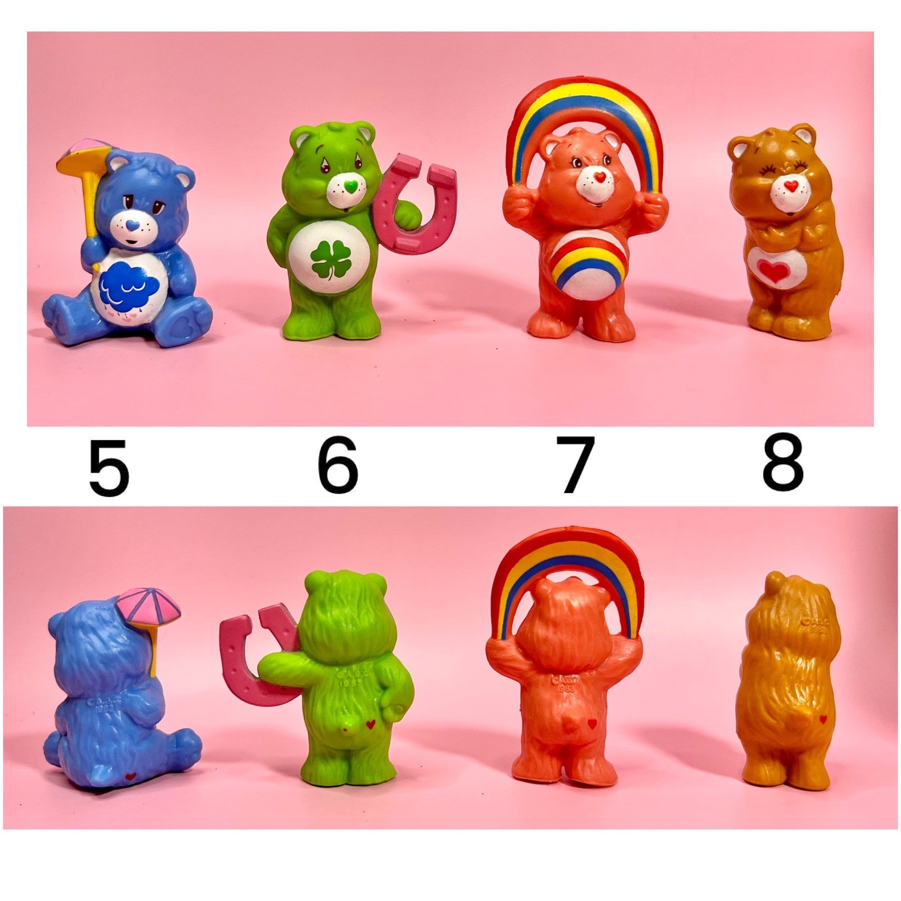 Vintage Care Bears 2 Inch Mini Figurines Early 1980s! Choose Your Bear. “Bear-y Special” Gift Package available! - Dolly Magic