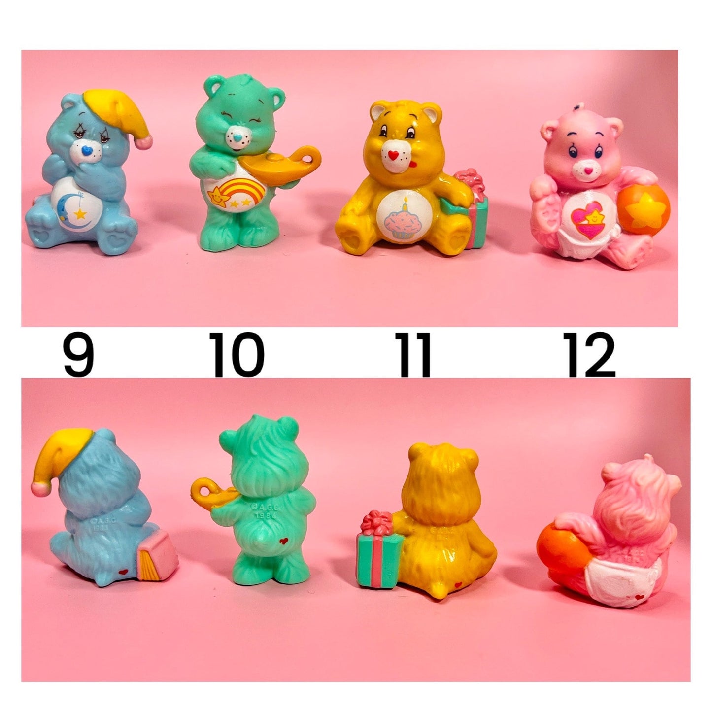 Vintage Care Bears 2 Inch Mini Figurines Early 1980s! Choose Your Bear. āBear-y Specialā Gift Package available! - Dolly Magic