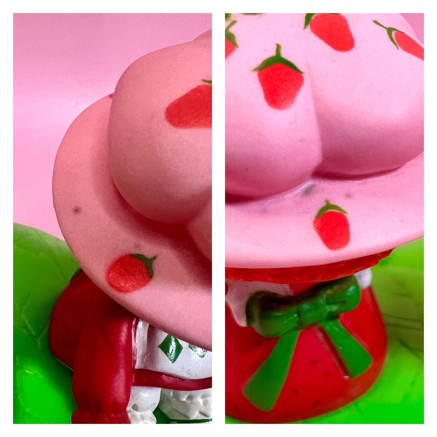 Vintage 1981 Strawberry Shortcake Desktop Office Set (or original purpose as Toothbrush Holder with Cup!) - Dolly Magic