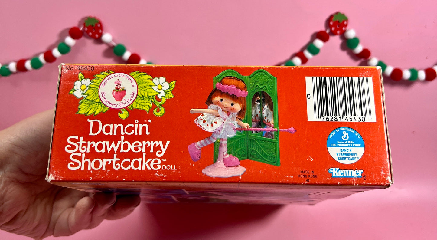 SEALED in Box 1983 Dancin' Strawberry Shortcake Complete with all Accessories - Dolly Magic