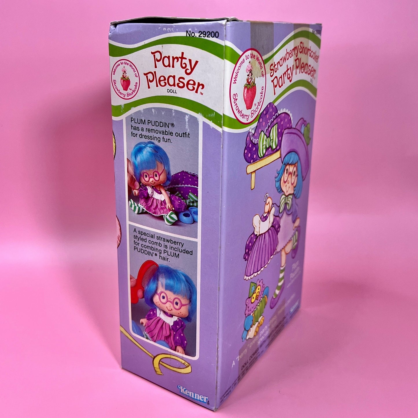 SEALED Plum Pudding and Elderberry Owl in Box! 1984 Party Pleaser Strawberry Shortcake Doll - Dolly Magic