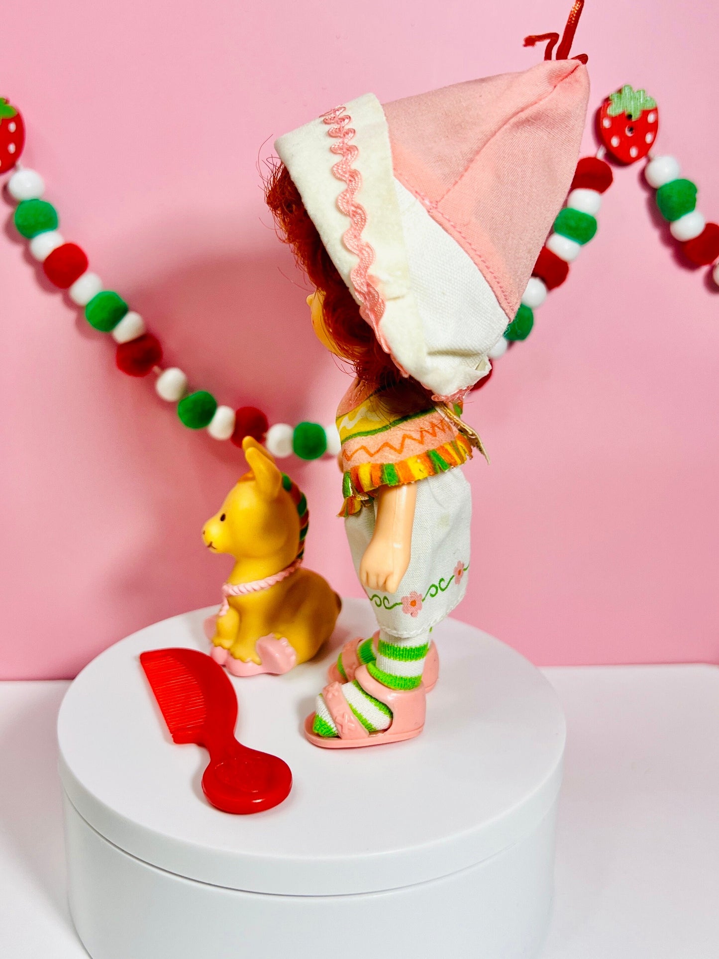 1980s Vintage Cafe Ole Doll with Pet Burrito from Strawberry Shortcake! Optional Scent and Gift Wrap! - Dolly Magic