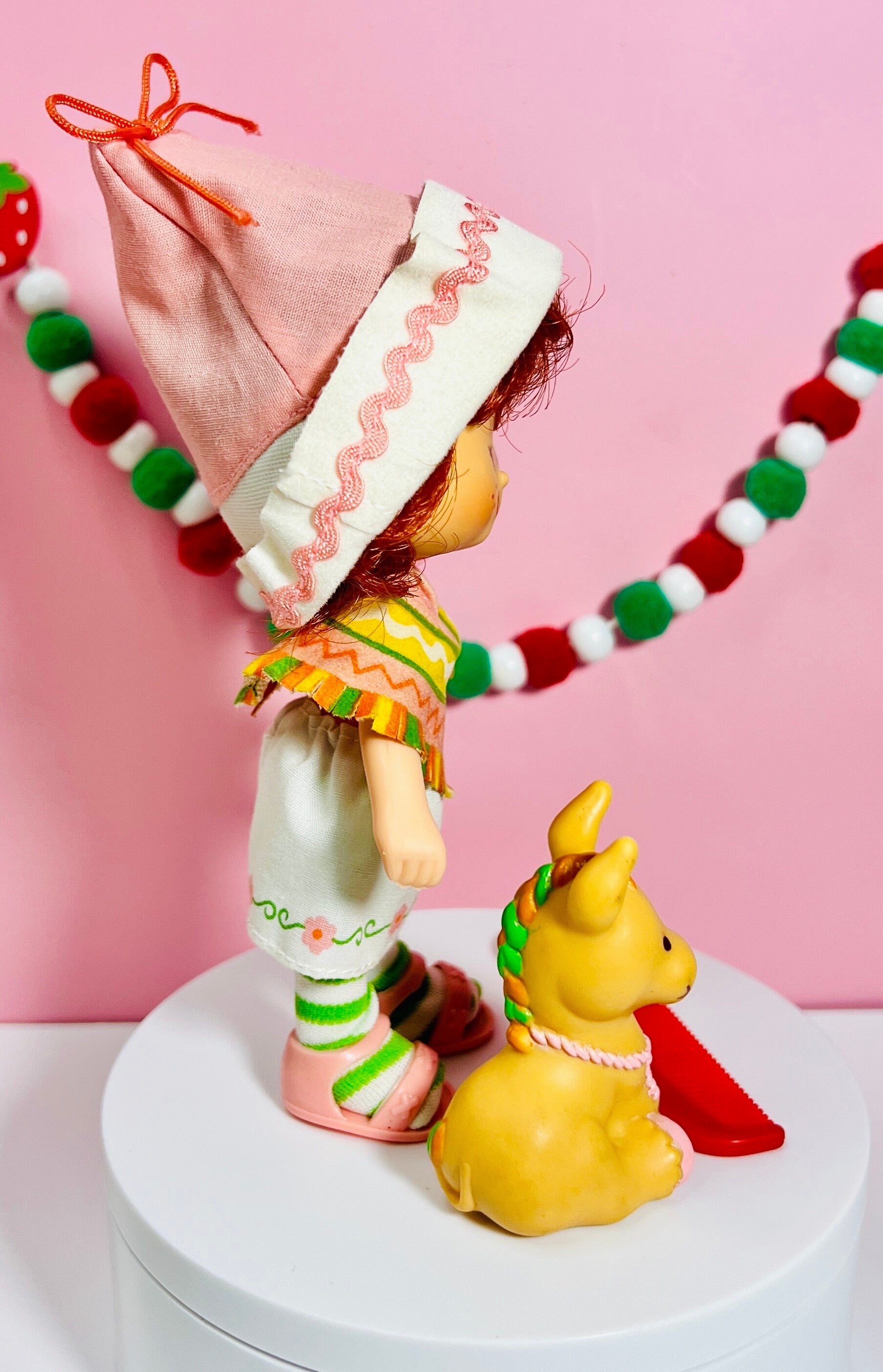 1980s Vintage Cafe Ole Doll with Pet Burrito from Strawberry Shortcake! Optional Scent and Gift Wrap! - Dolly Magic
