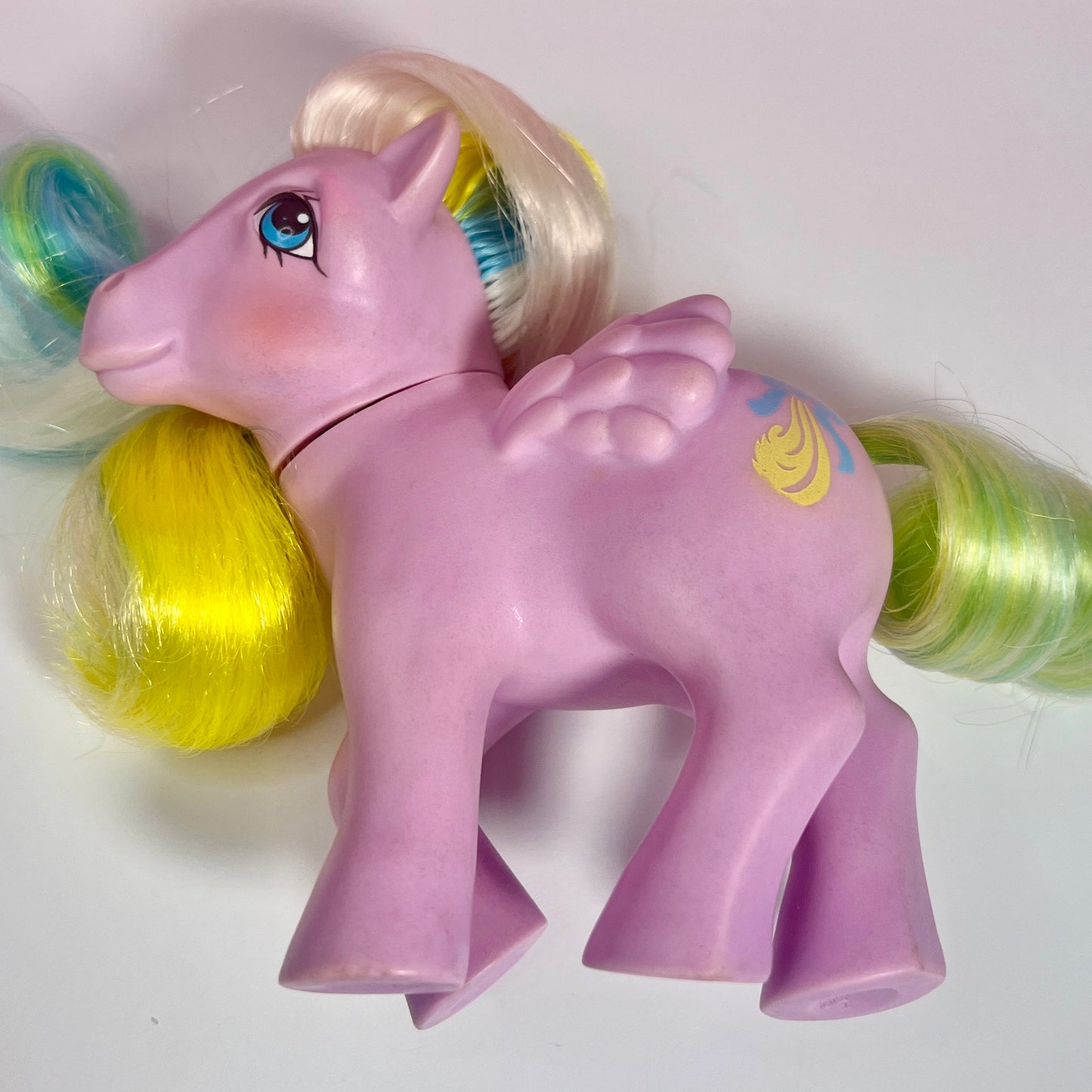 Curly Locks! My Little Pony First Generation G1 Pegasus "Brush n' Grow" Pony - READ & SEE Pictures! - Dolly Magic