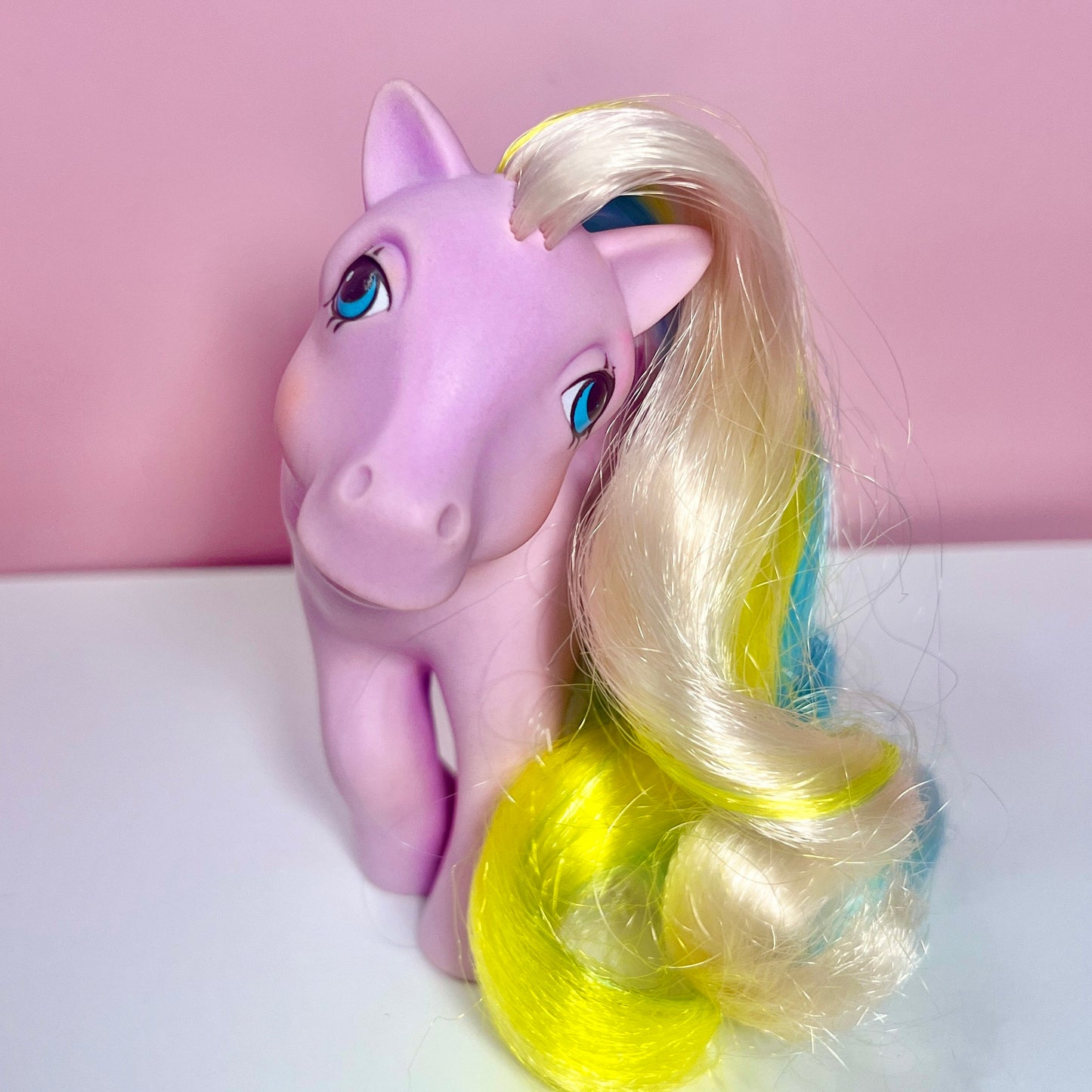 Curly Locks! My Little Pony First Generation G1 Pegasus "Brush n' Grow" Pony - READ & SEE Pictures! - Dolly Magic