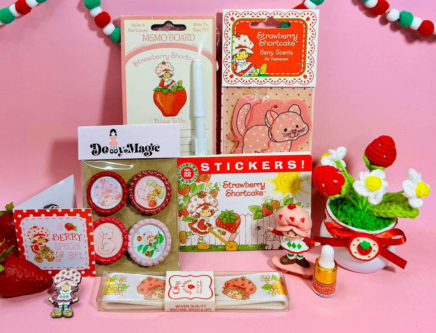 A "Berry Special" Vintage Strawberry Shortcake Gift Set! Only One Available - Dolly Magic Exclusive! - Dolly Magic