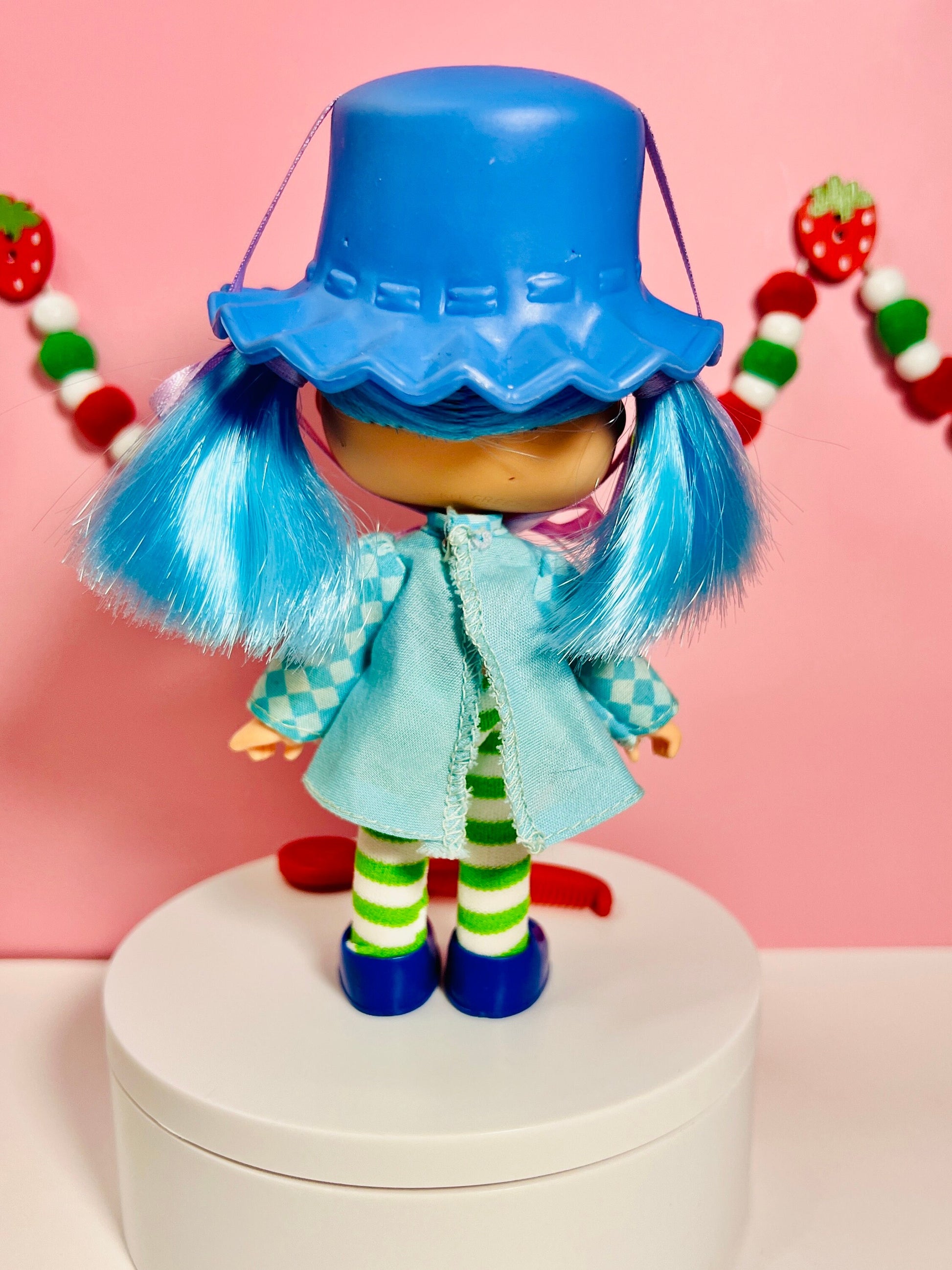 1980s Vintage Blueberry Muffin Doll with Original Comb from Strawberry Shortcake! Optional Scent and Gift Wrap! - Dolly Magic