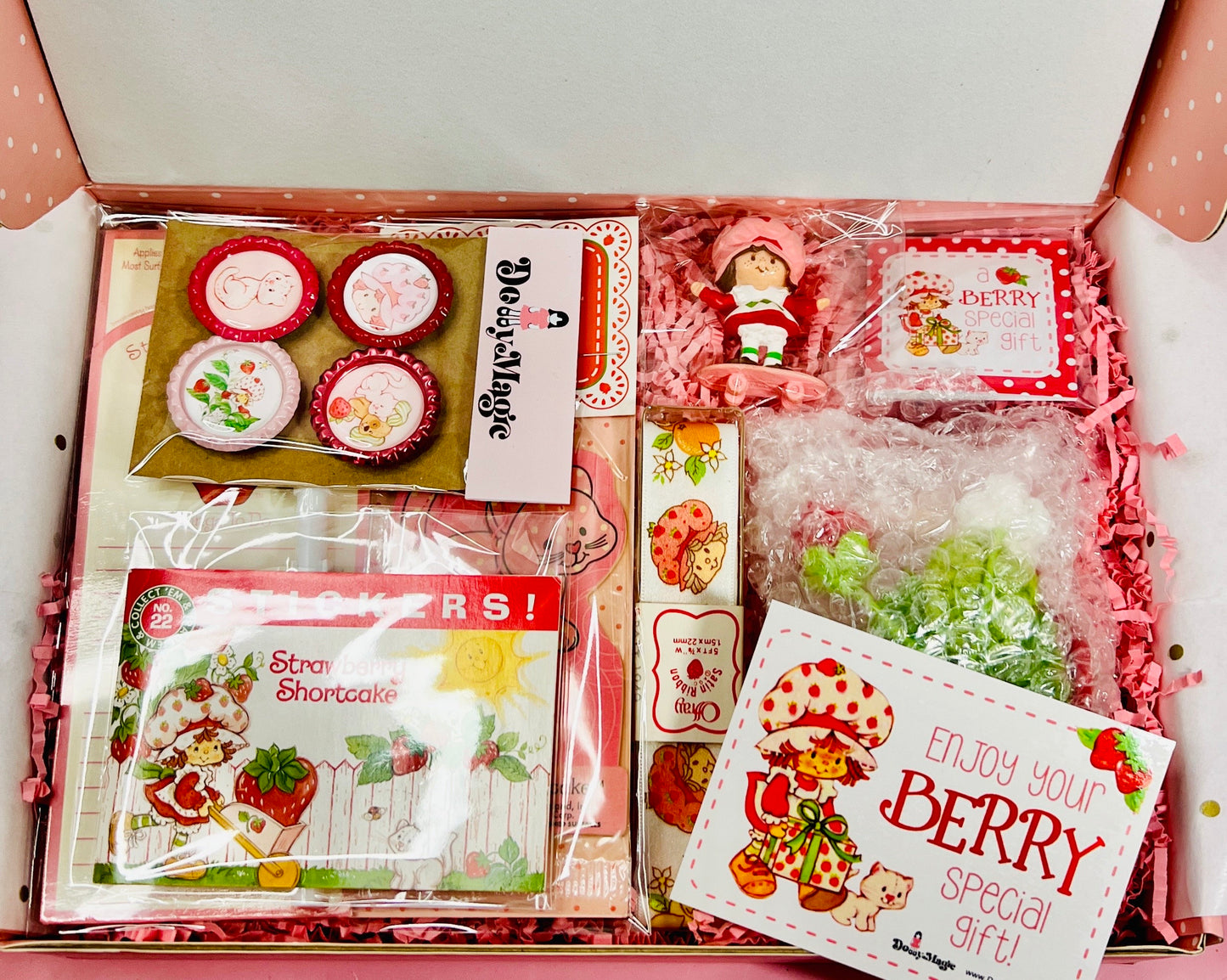 A "Berry Special" Vintage Strawberry Shortcake Gift Set! Only One Available - Dolly Magic Exclusive! - Dolly Magic