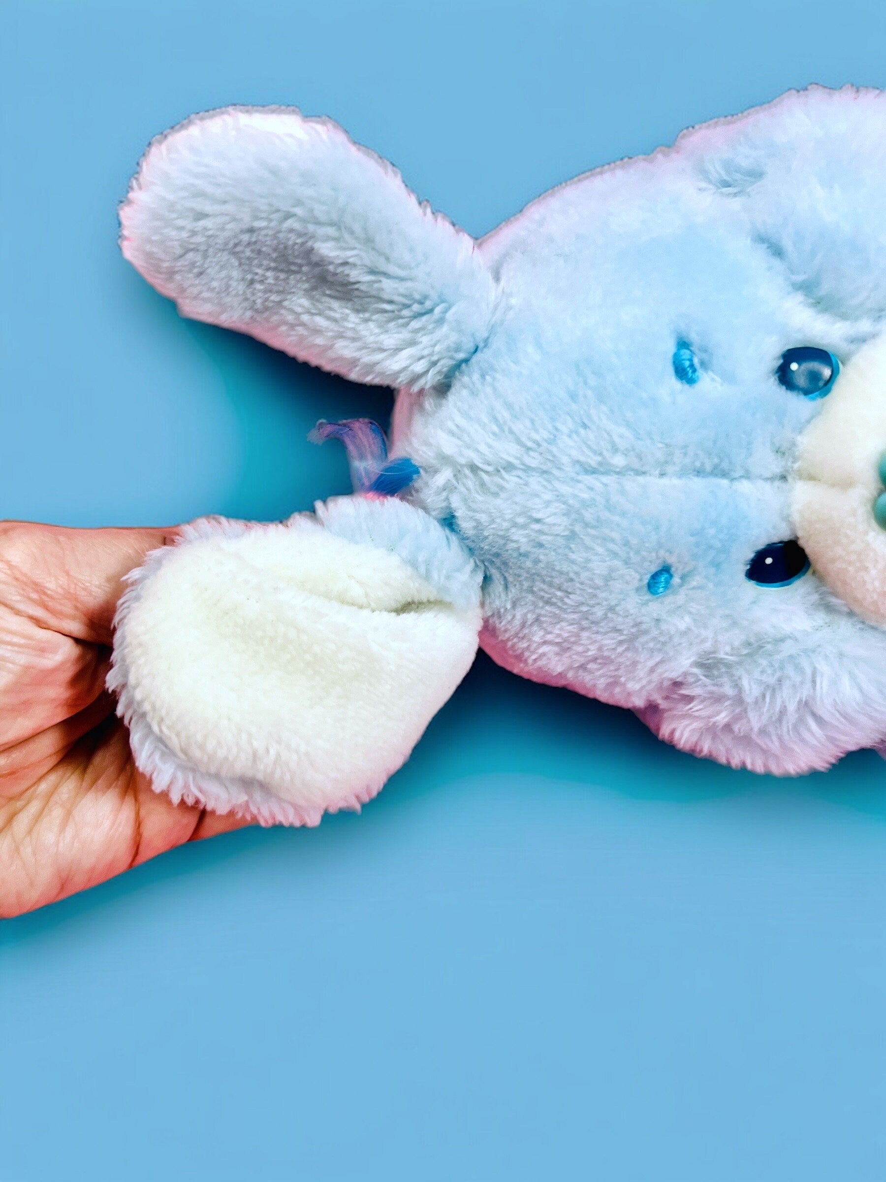 Original 1980s Care Bears Gift Set: "Swift Heart" Care Bears Cousin Vintage Plush Bunny Rabbit! Choose Plush Only or Gift Set Option! - Dolly Magic