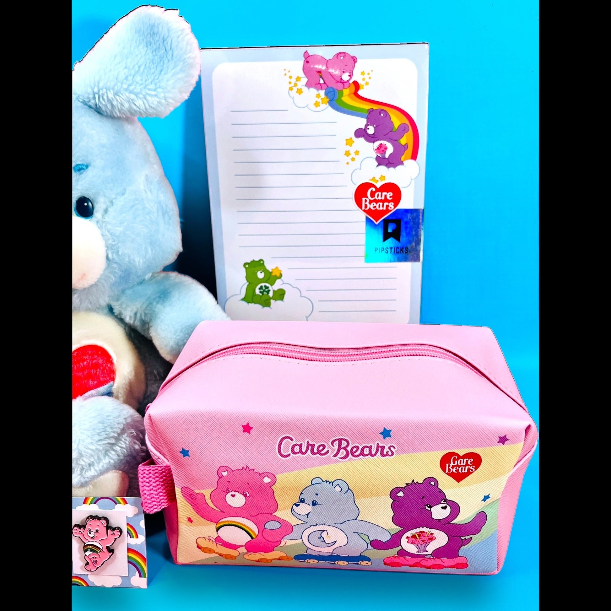 Original 1980s Care Bears Gift Set: "Swift Heart" Care Bears Cousin Vintage Plush Bunny Rabbit! Choose Plush Only or Gift Set Option! - Dolly Magic