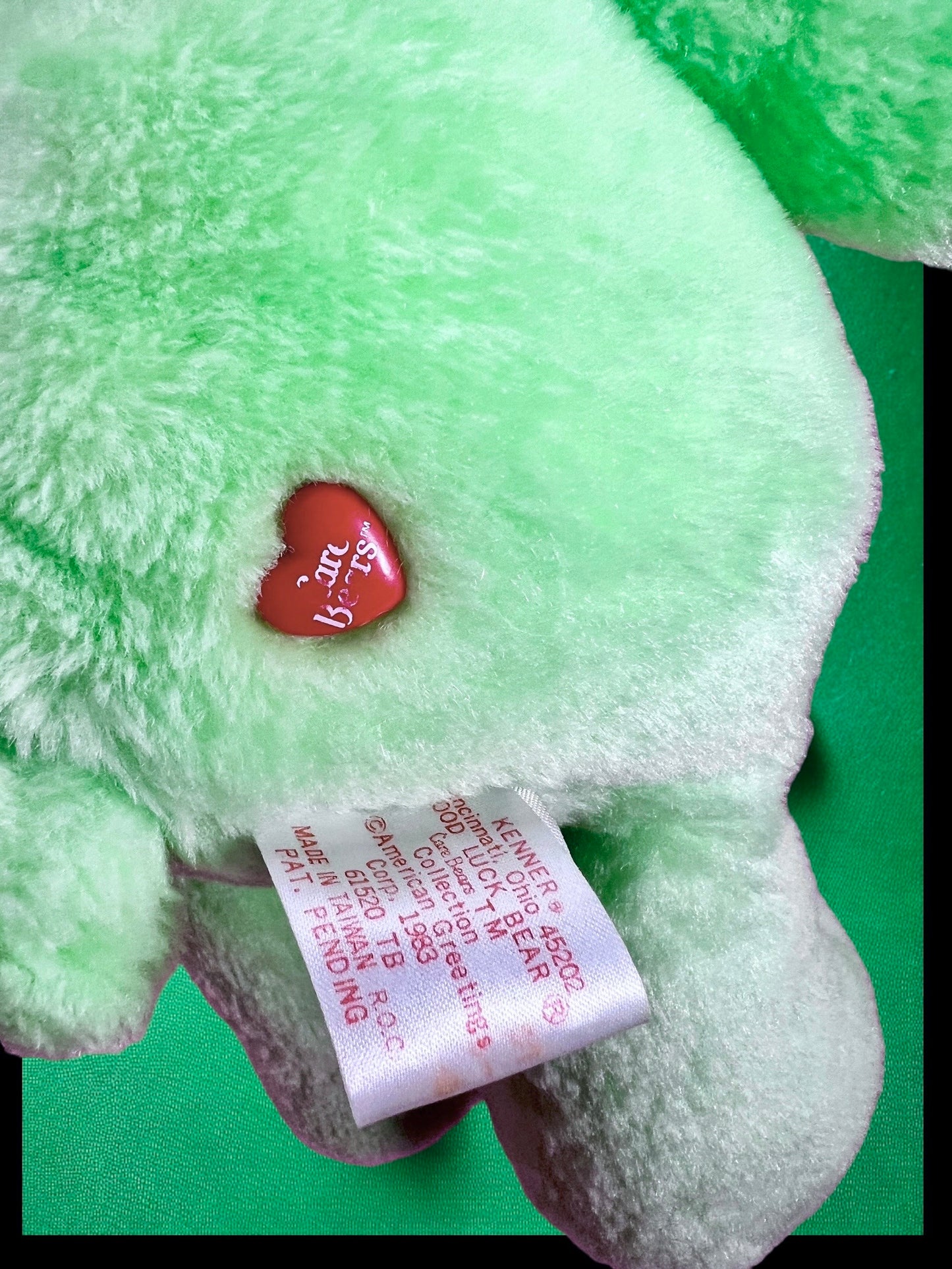 Original 1980s Care Bears Gift Set: "Good Luck Bear" Care Bears Vintage Plush! Choose Plush Only or Gift Set Option! - Dolly Magic