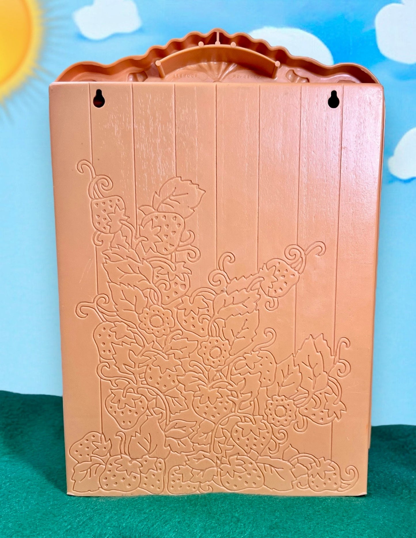 Vintage 1981 Strawberry Shortcake "Strawberry Land" Display Case Cabinet for Strawberry Shortcake Miniatures! Excellent Condition! - Dolly Magic