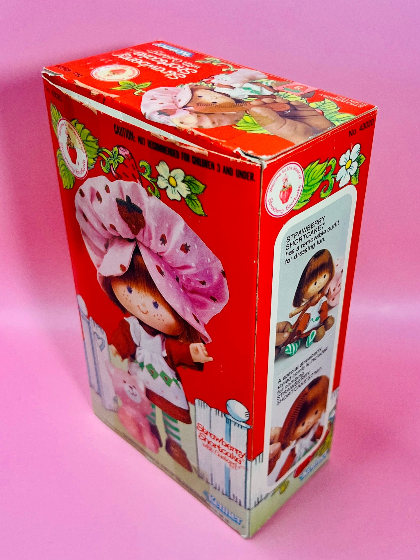 1982 Vintage Strawberry Shortcake Herself Doll New in Box with Pet Custard the Cat! Optional Scent and Gift Wrap! - Dolly Magic