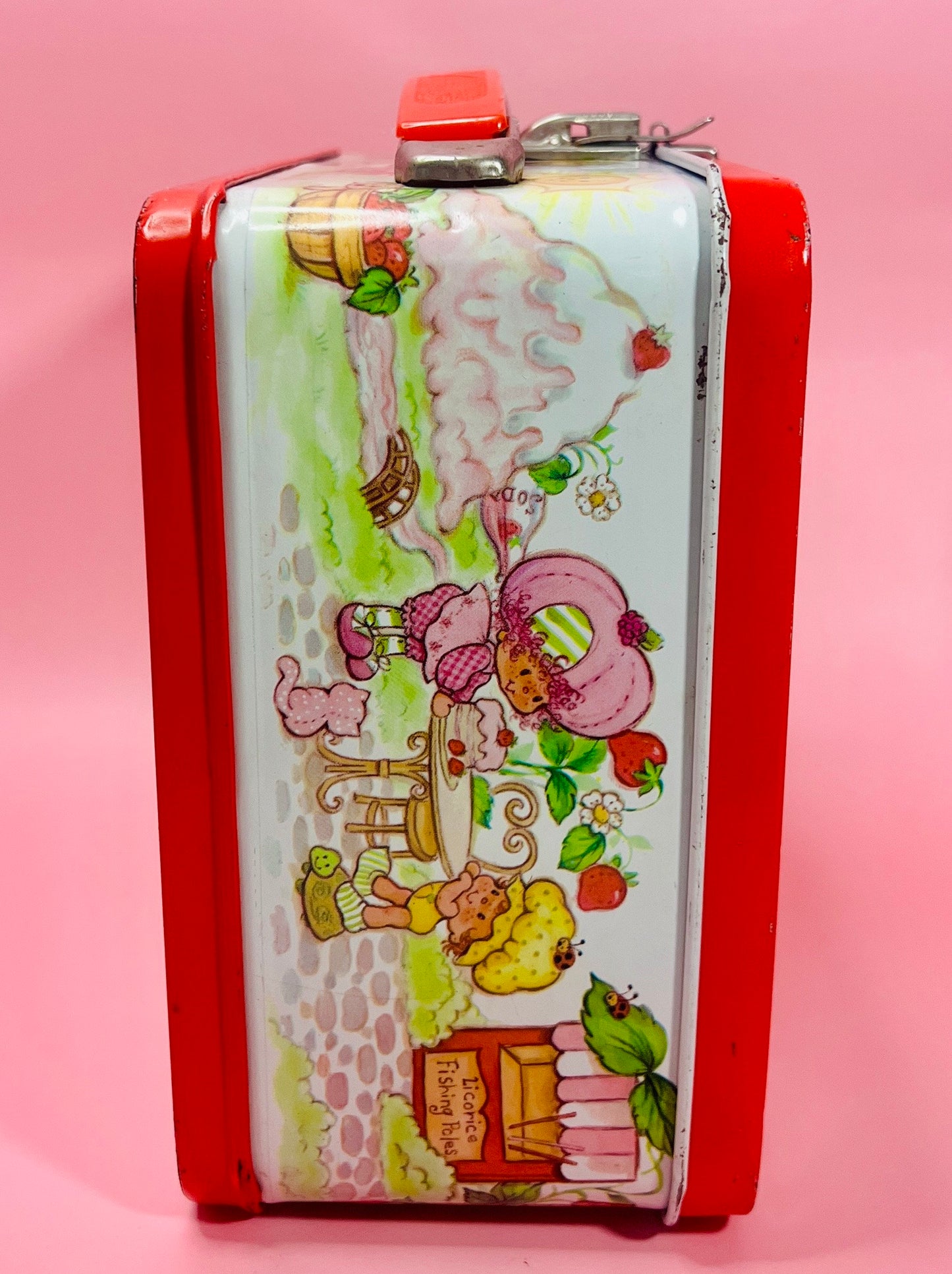 Vintage 1980 Strawberry Shortcake Aladdin Lunchbox with Original Thermos 1980s - Dolly Magic